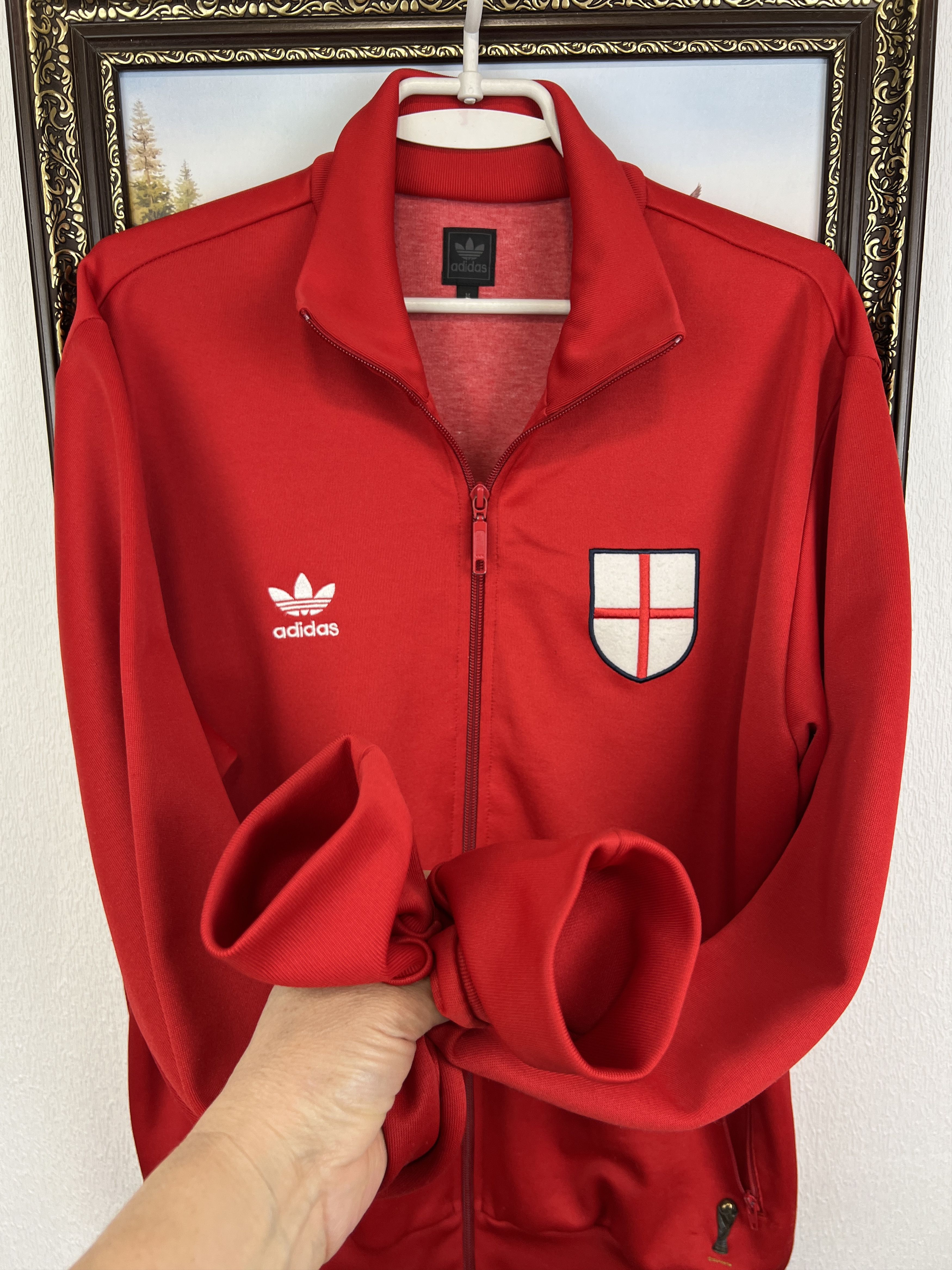 Adidas Adidas Originals England Football Jacket Track Top World Cup Size US M / EU 48-50 / 2 - 7 Thumbnail