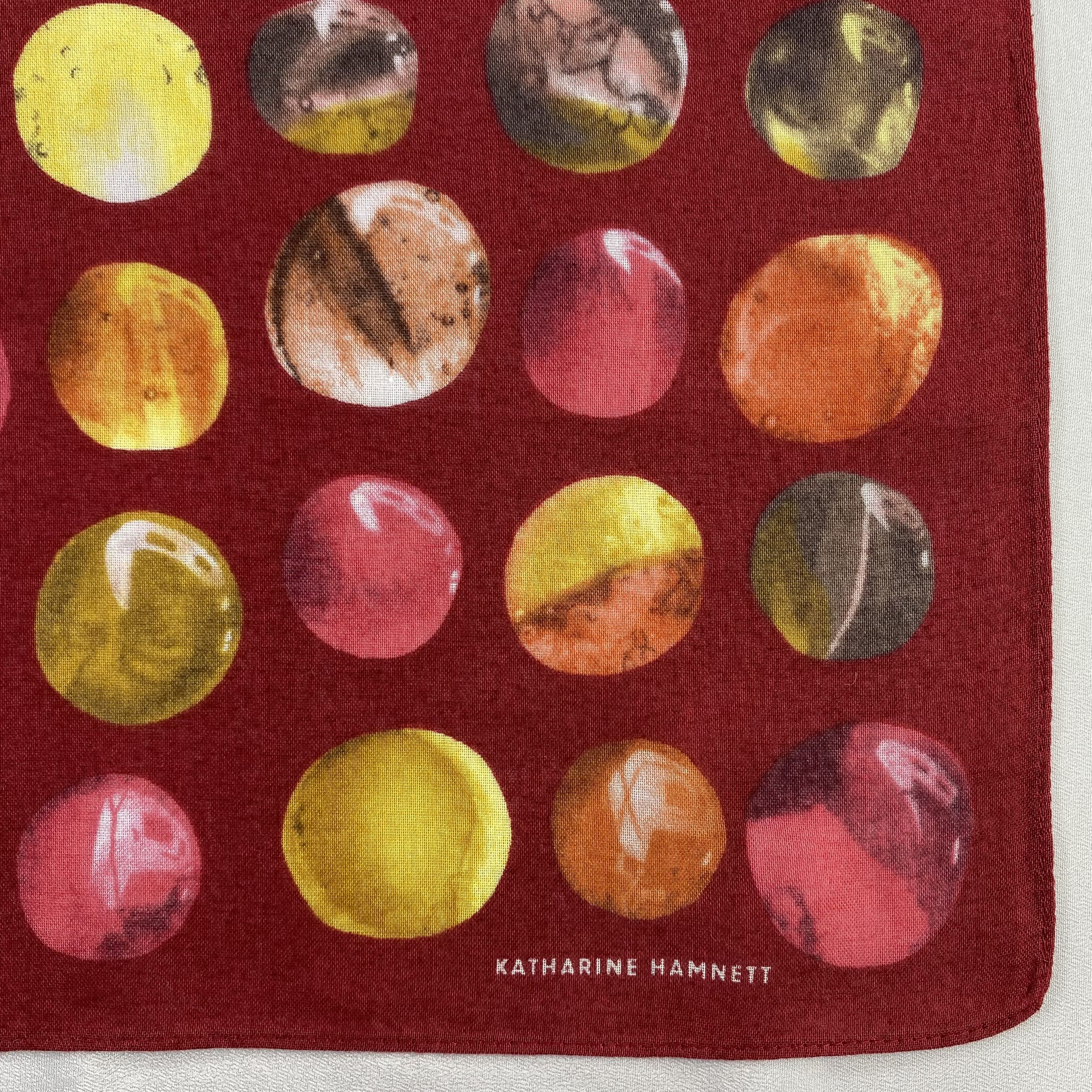 Katharine Hamnett London × Vintage Katharine Hamnett Bandana/ Handkerchief / Neckerchief-P747 Size ONE SIZE - 3 Thumbnail