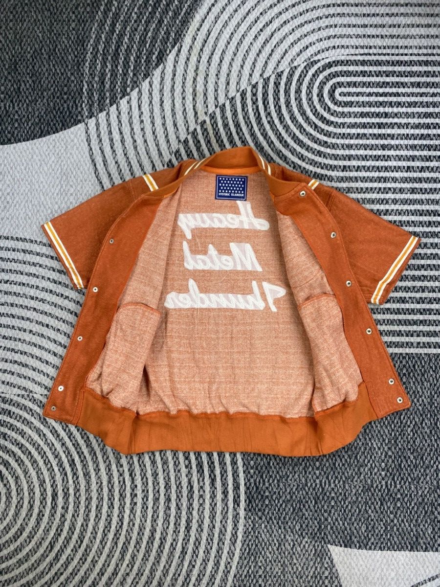 Hysteric Glamour 🔥RARE Hysteric Glamour Short Sleeve Wool Stadium Jacket Size US M / EU 48-50 / 2 - 5 Thumbnail