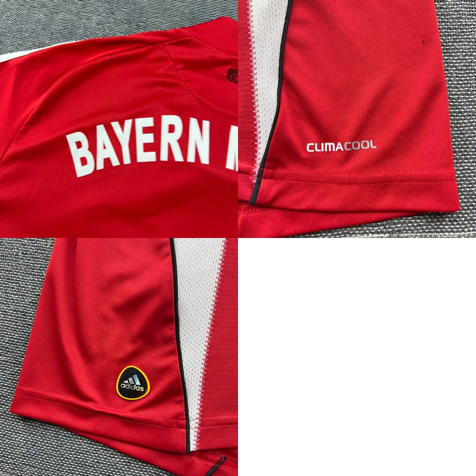 Adidas Bayern Munich 2010 2011 Home Mens Football Jersey Adidas Shirt Camiseta L Red Short Sleeve Jersey Mens Size US L / EU 52-54 / 3 - 10 Thumbnail