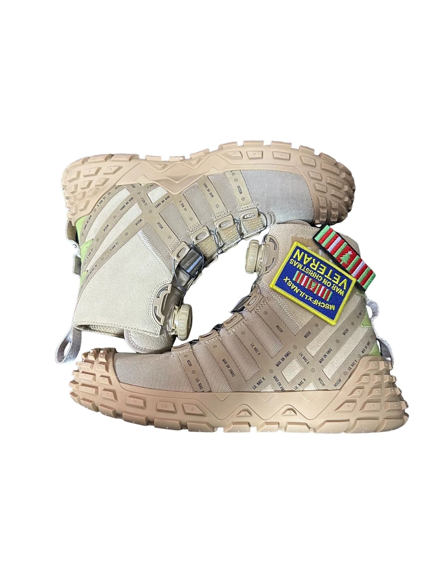 MSCHF MSCHF x Lil Nas X War on Christmas Combat Boots US 10 Size US 10 / EU 43 - 1 Thumbnail