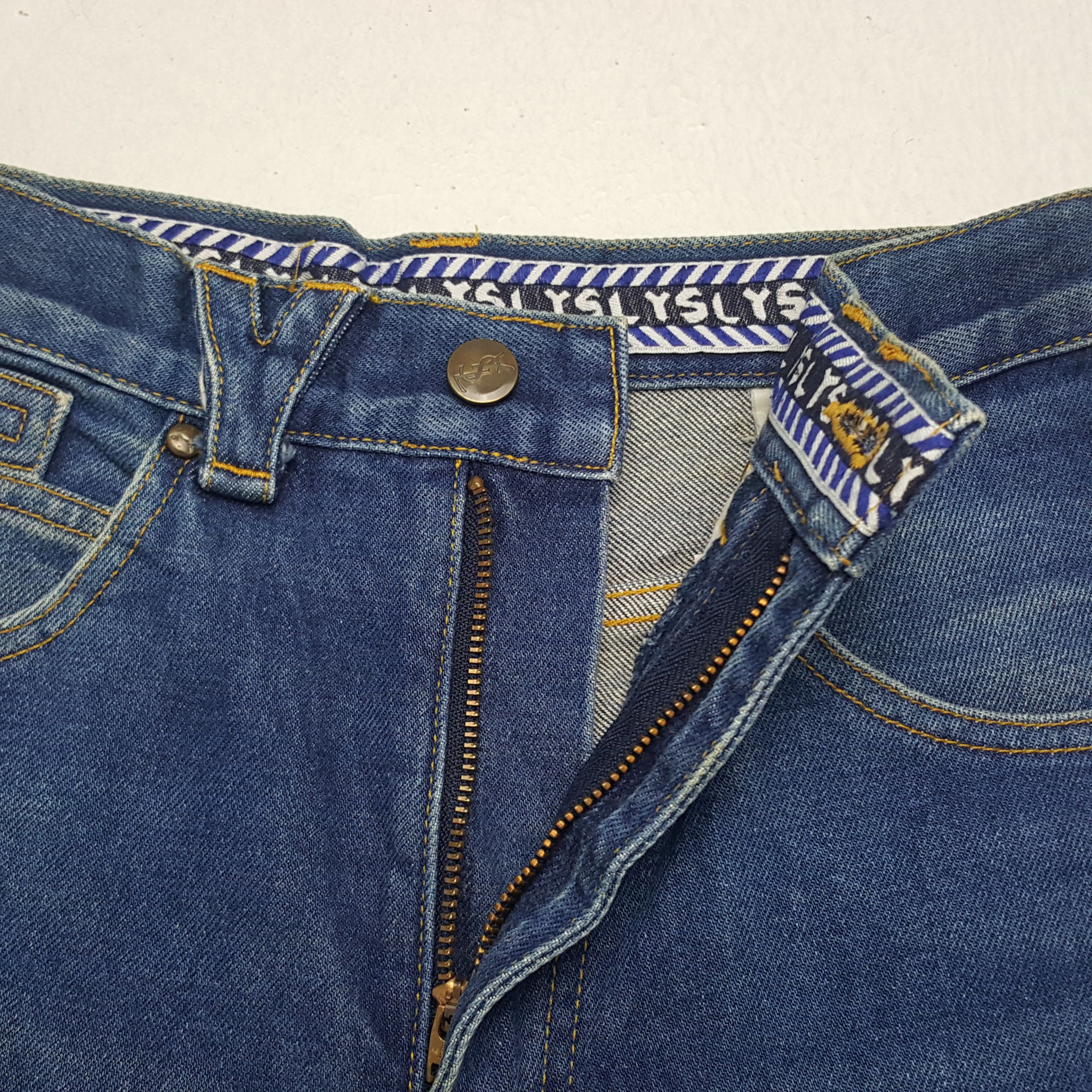 Vintage × Yves Saint Laurent Vintage Yves Saint Laurent Italian Brand Denim Jeans Size US 26 / EU 42 - 7 Thumbnail