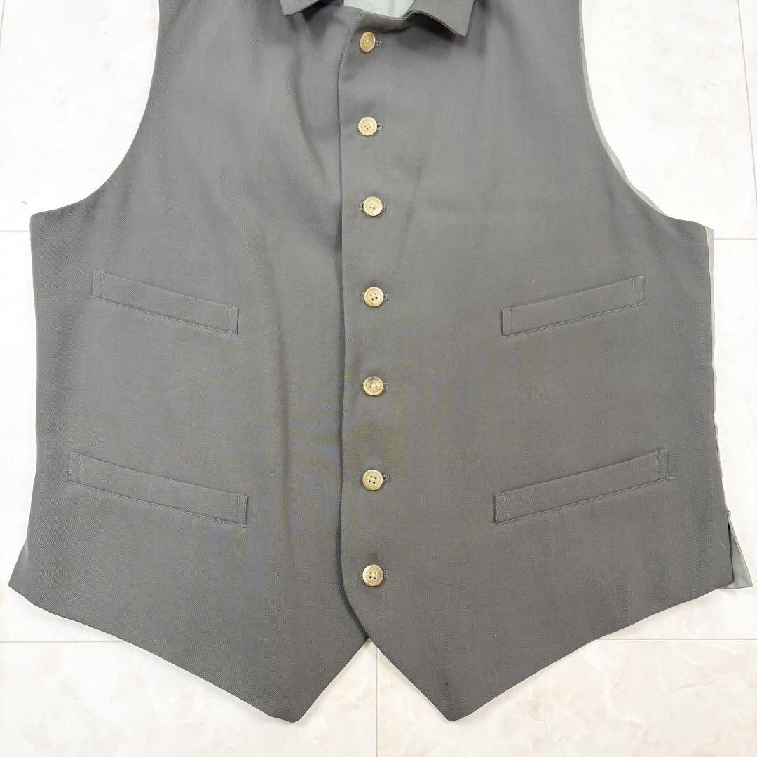 Yohji Yamamoto Yohji Yamamoto Pour Homme 80s Wool Gabardine Gilet Size US M / EU 48-50 / 2 - 6 Thumbnail
