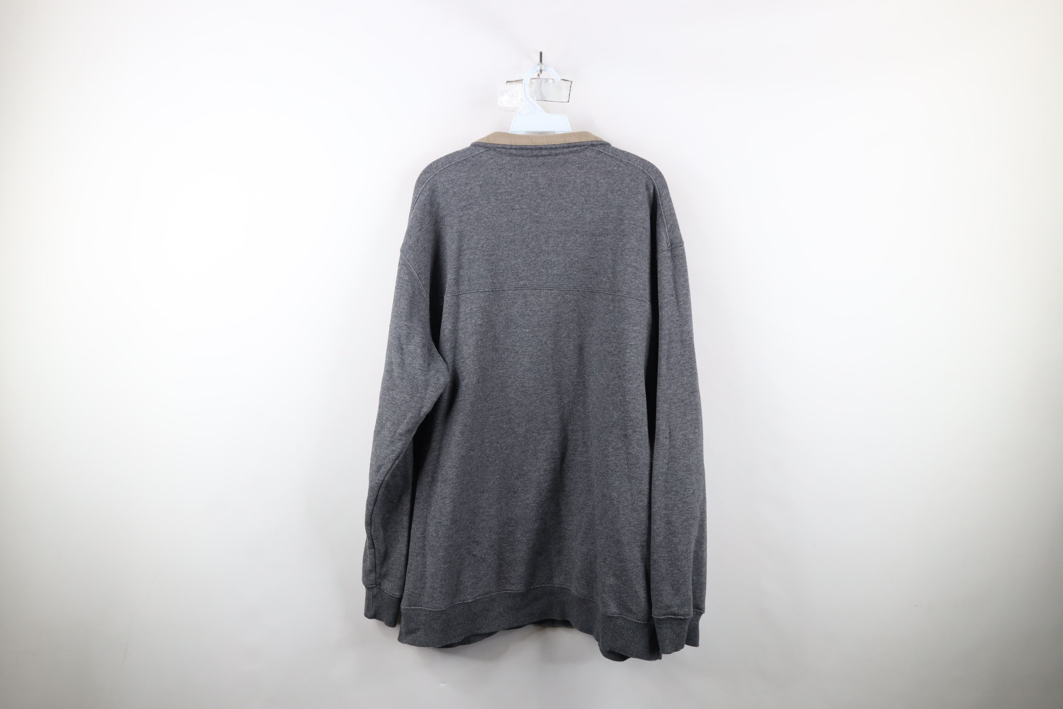 Columbia × Vintage Vintage Y2K Columbia Pullover Sweatshirt Heather Gray Size US XXL / EU 58 / 5 - 11 Thumbnail