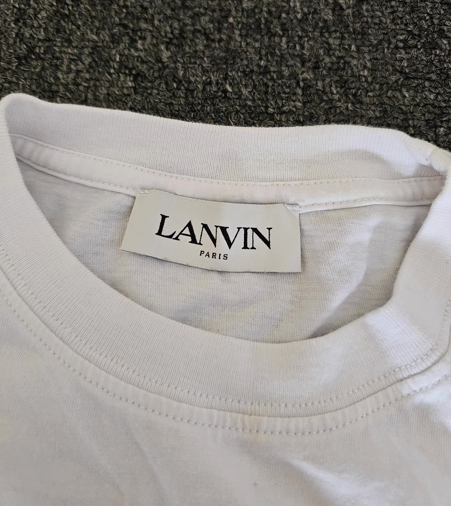 Lanvin Lanvin White Embroidered Short Sleeve T-shirt Size US S / EU 44-46 / 1 - 3 Thumbnail