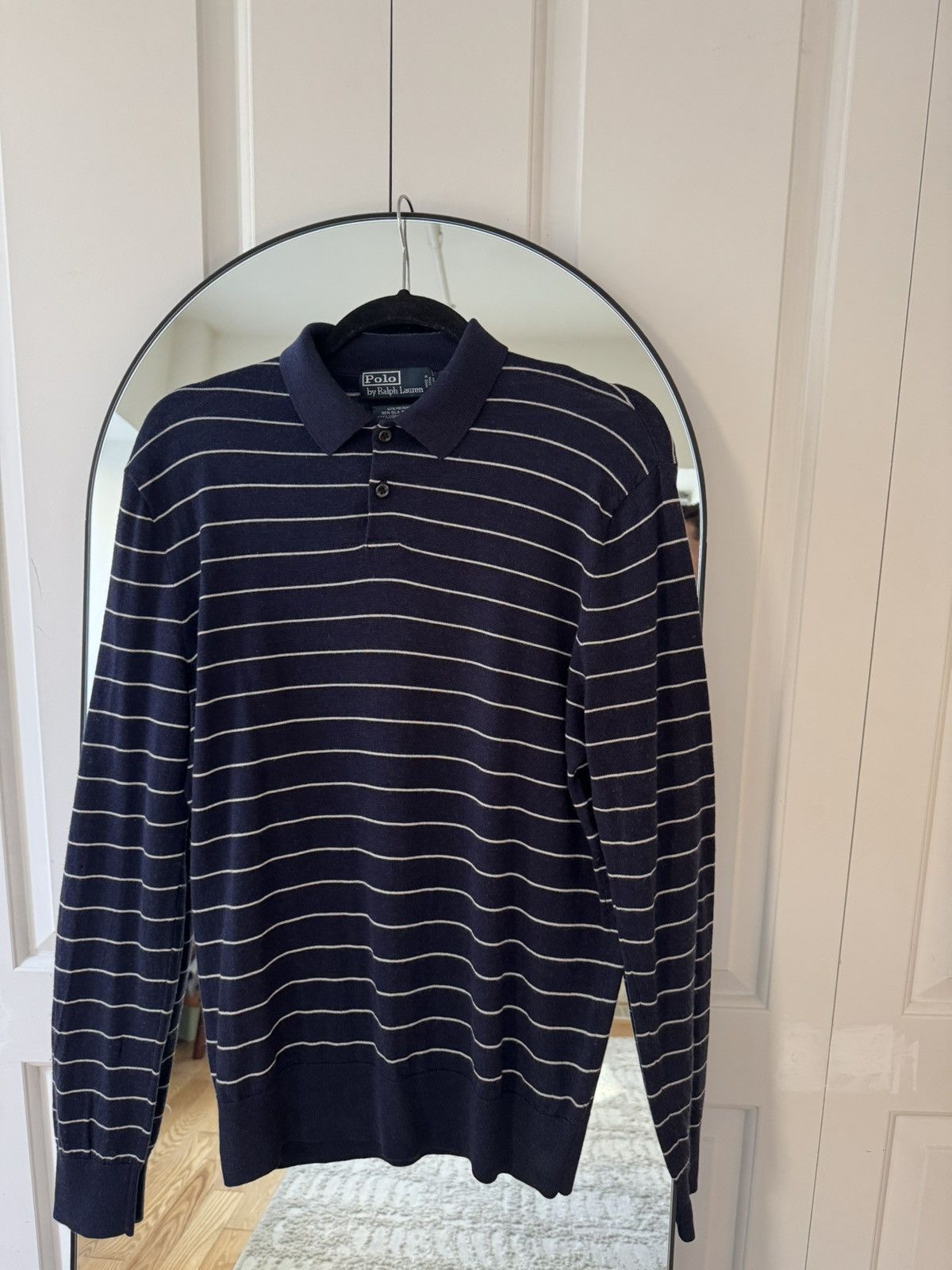 Ralph Lauren Ralph Lauren Striped Long Sleeve Polo Size US M / EU 48-50 / 2 - 4 Thumbnail