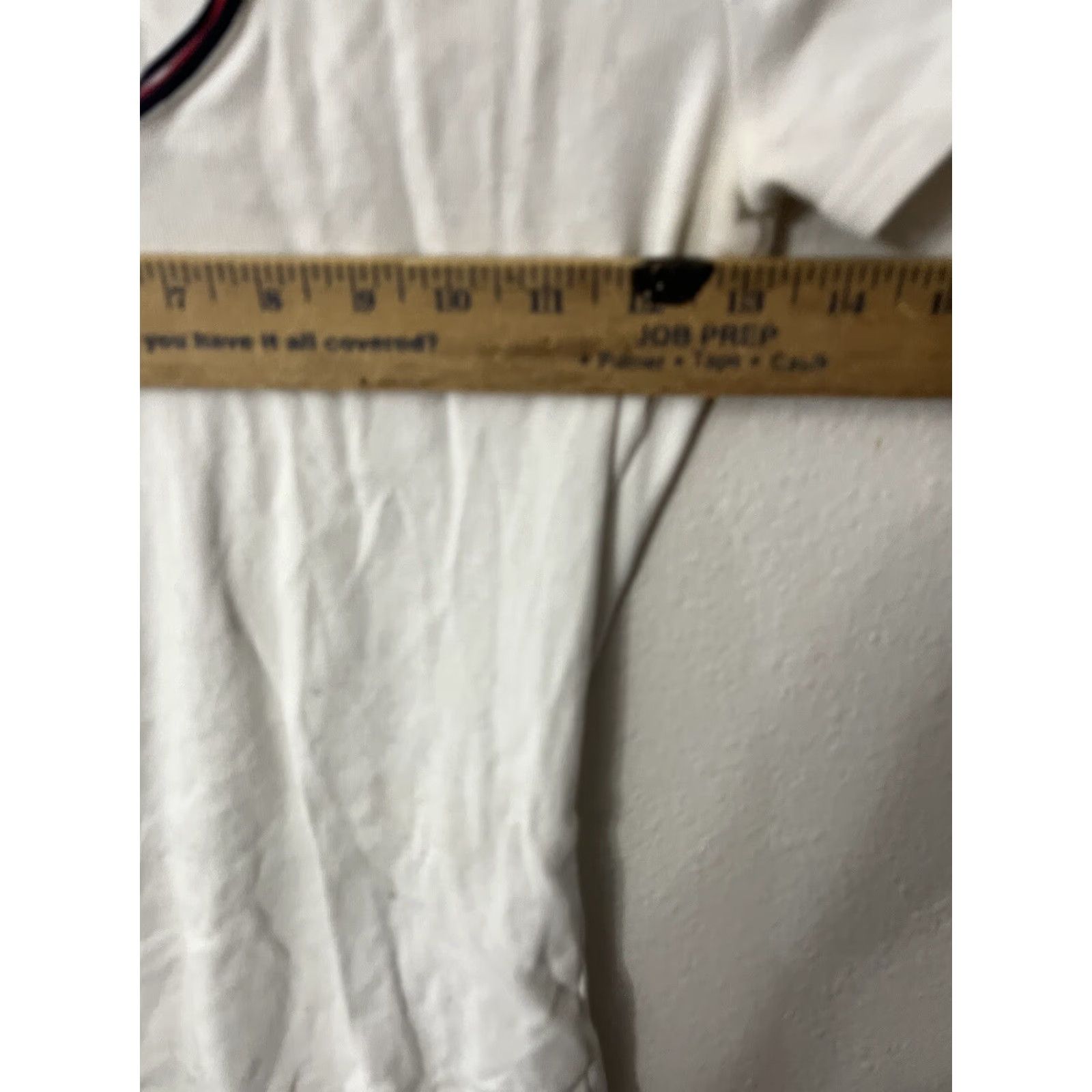Tommy Hilfiger VINTAGE Tommy Hilfiger Womens T-Shirt Jersey Short Sleeve V-Neck Cotton 2XS White Casual Size XXS / US 00 / IT 34 - 5 Thumbnail