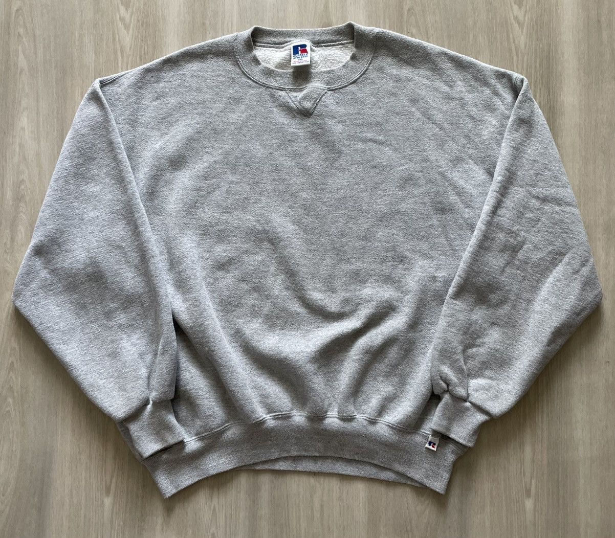 Russell Athletic × Vintage Vintage 90s Russell Athletic Crewneck Made in USA 2XL Size US XXL / EU 58 / 5 - 1 Thumbnail