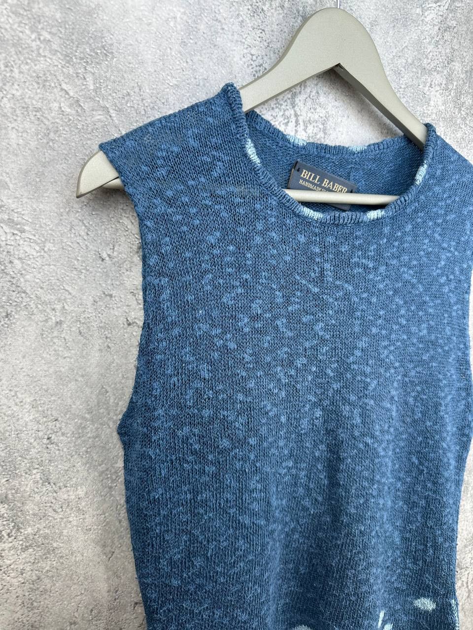 Designer Bill Baber Sunset Shell Top Soft Linen Rich Texture Vest Size M / US 6-8 / IT 42-44 - 3 Thumbnail