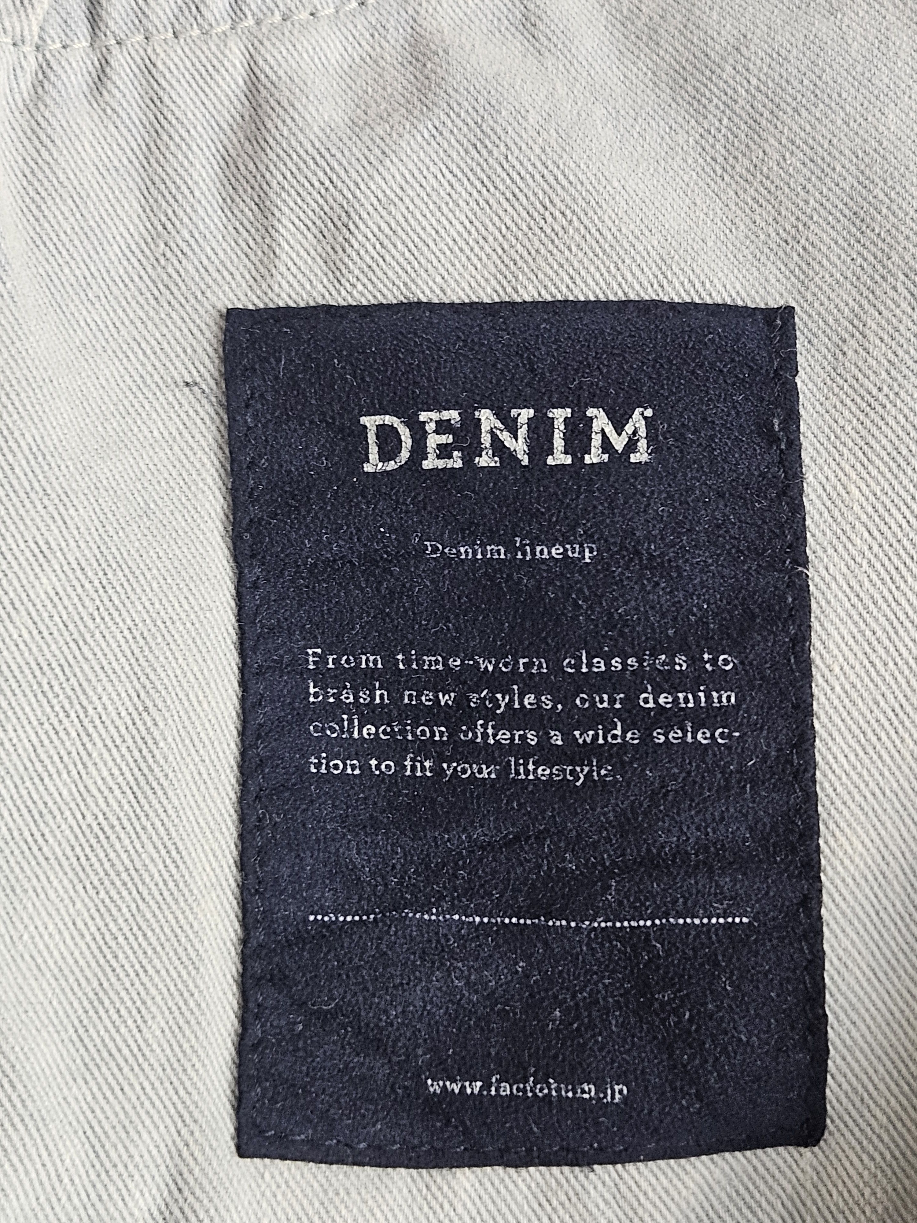 FACTOTUM Factotum Japan denim jeans Size US 32 / EU 48 - 6 Thumbnail