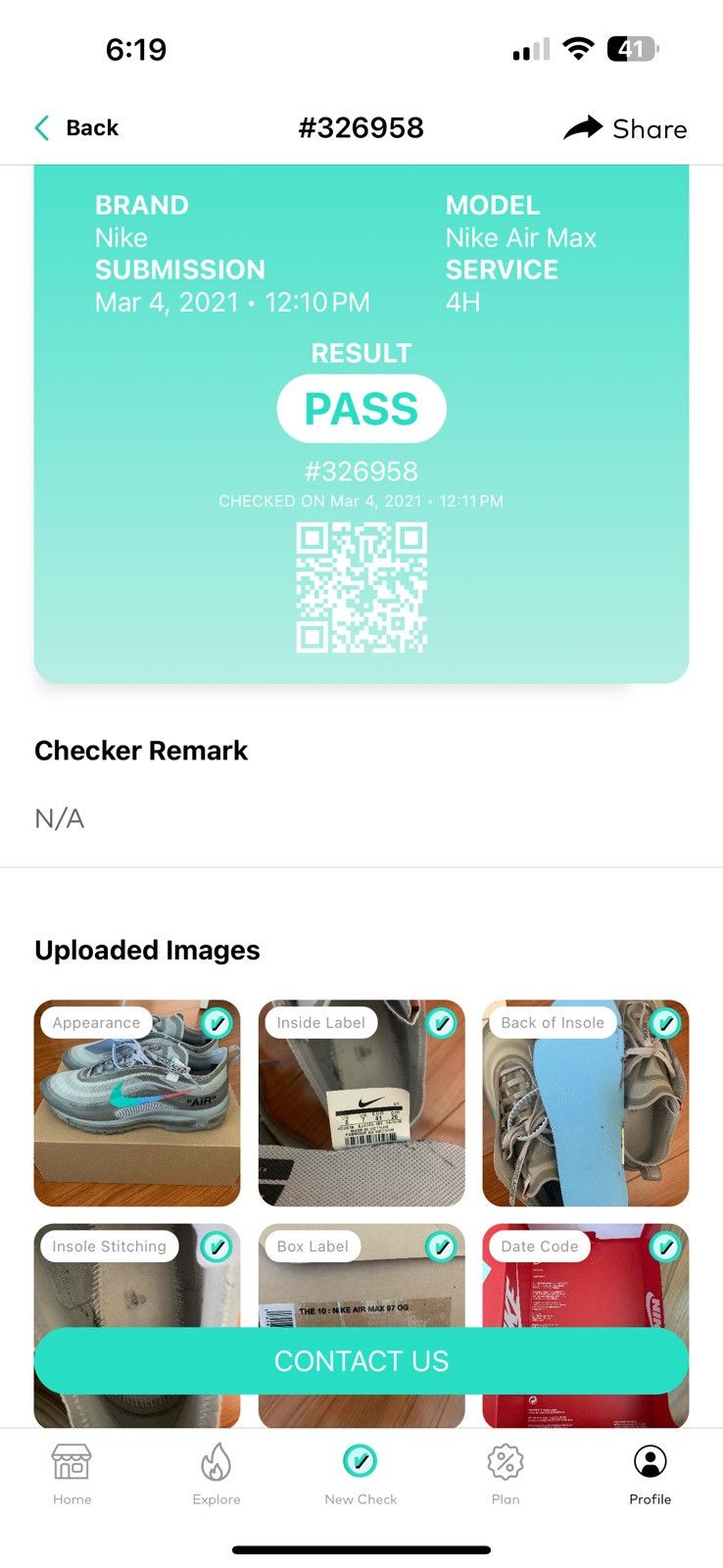 Nike × Off-White Nike Off-White Air Max 97 ‘Menta’ Size US 8 / EU 41 - 12 Thumbnail