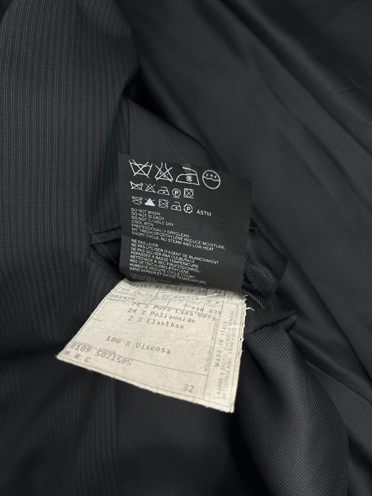 Prada 00s Stripe Suit Ensemble Size 46R - 11 Thumbnail