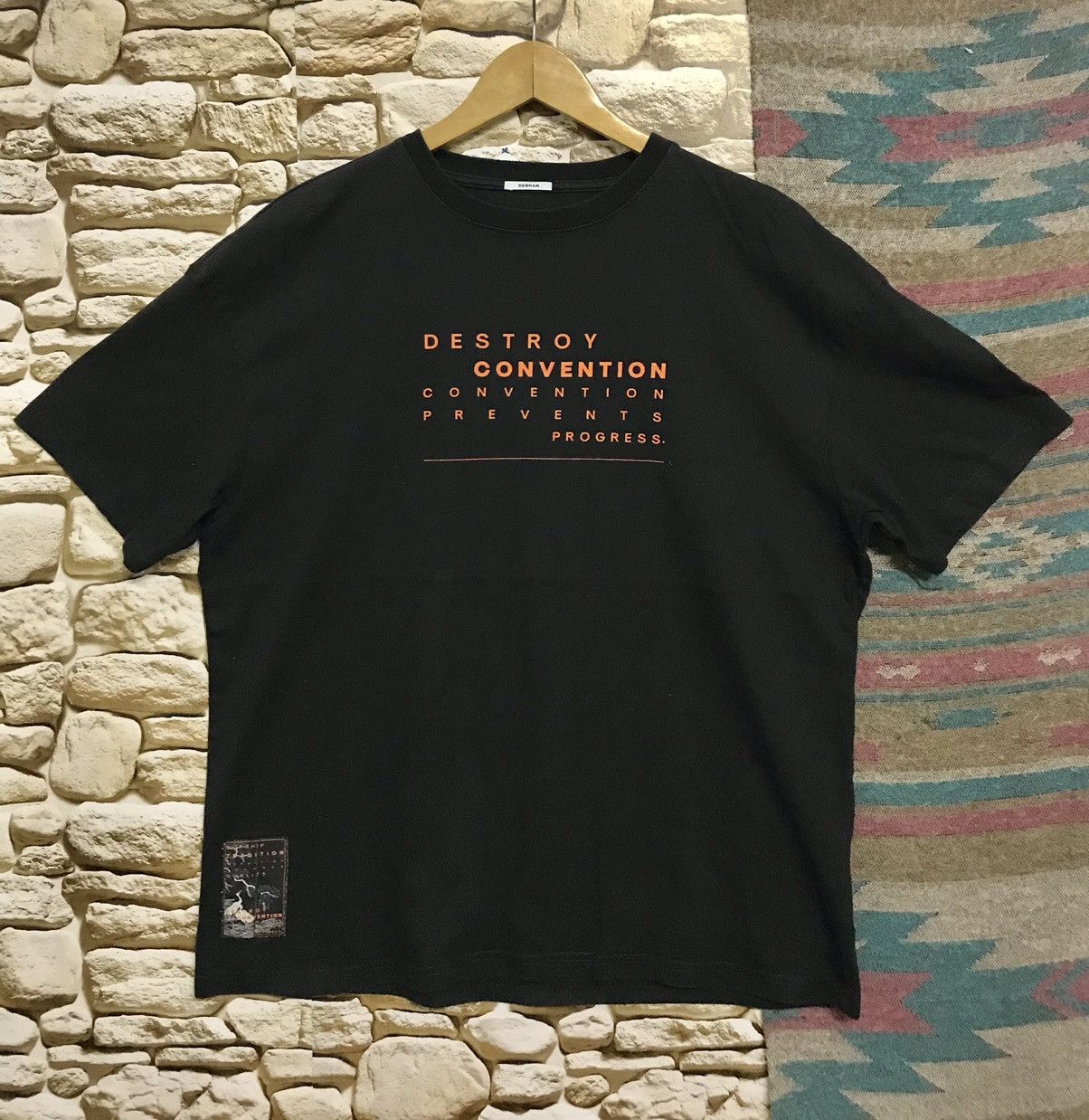 DENHAM DENHAM Destroy Convention Tees Size US M / EU 48-50 / 2 - 1 Thumbnail