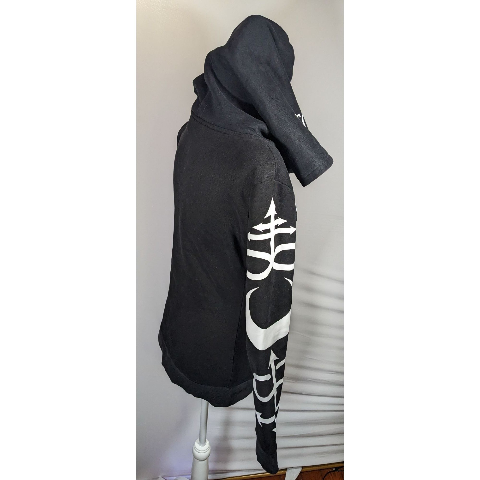 Other Restyle Gothic Witch Occult Symbol Black Zip Hoodie Size S / US 4 / IT 40 - 11 Thumbnail