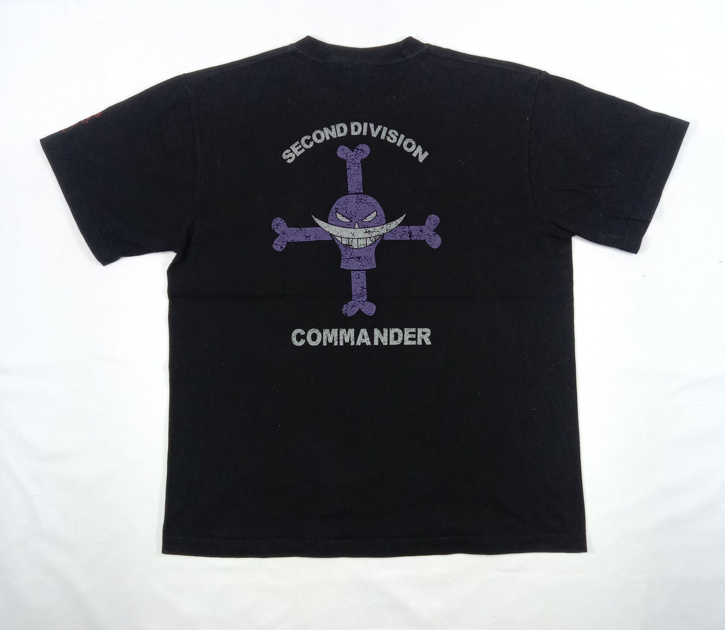 Anime Vintage One Piece Second Division Commander T Shirt Size US L / EU 52-54 / 3 - 1 Thumbnail