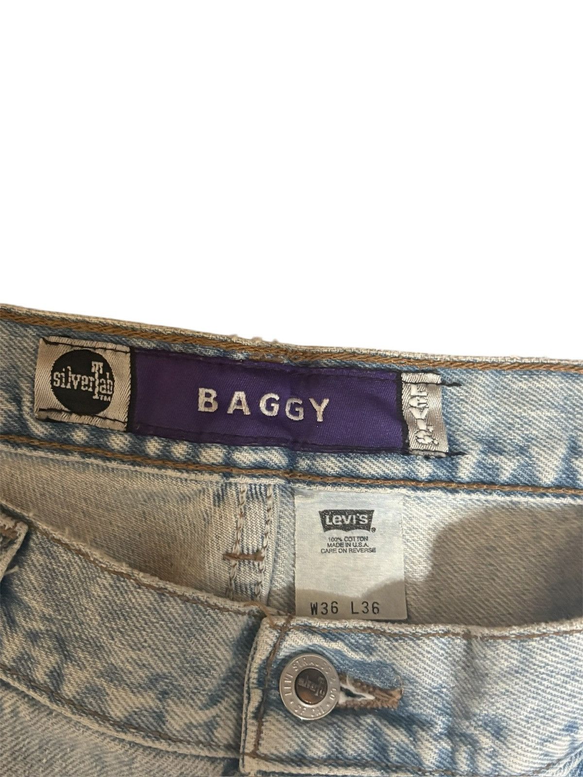 Levi's 1990s levis silver tabs Size US 36 / EU 52 - 4 Thumbnail