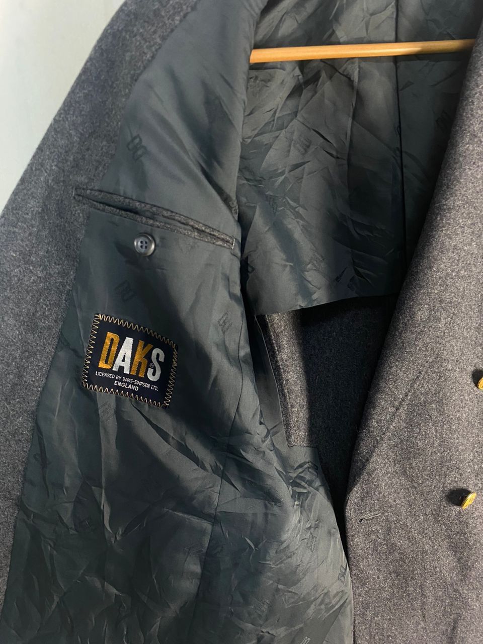 DAKS × Vintage Vintage dark London gold button blazer jacket Size US M / EU 48-50 / 2 - 7 Thumbnail