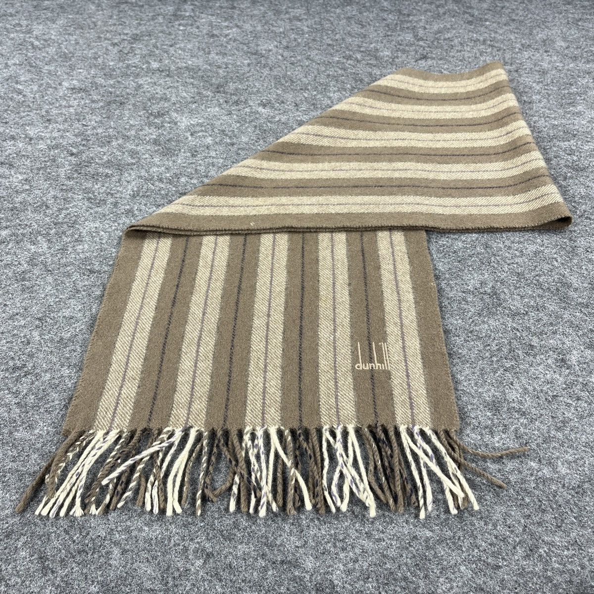 Alfred Dunhill × Vintage Vintage Dunhill Scarf / Muffler / Neckwear T997 Size ONE SIZE - 3 Thumbnail