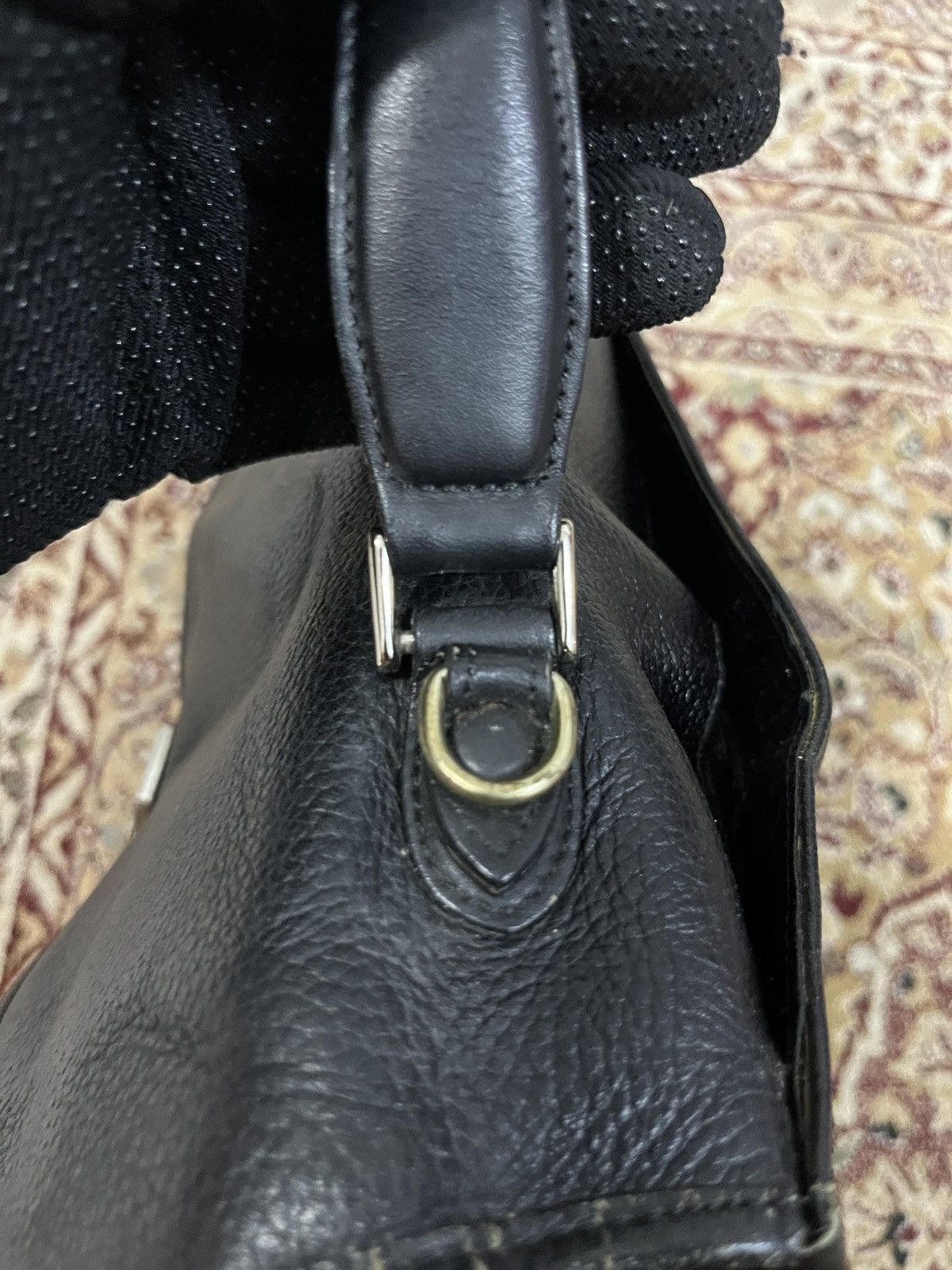 Burberry Burberry Leather Satchel Black Size ONE SIZE - 5 Thumbnail