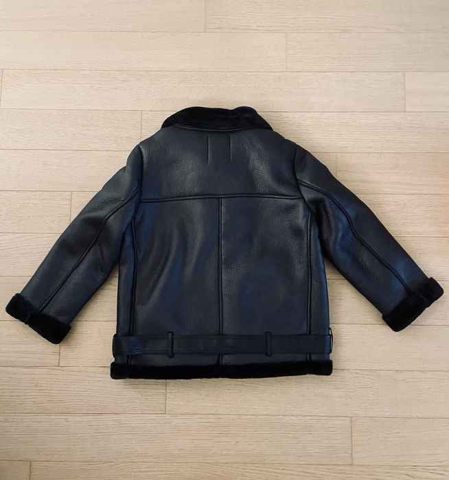 Zara double best sale faced biker jacket