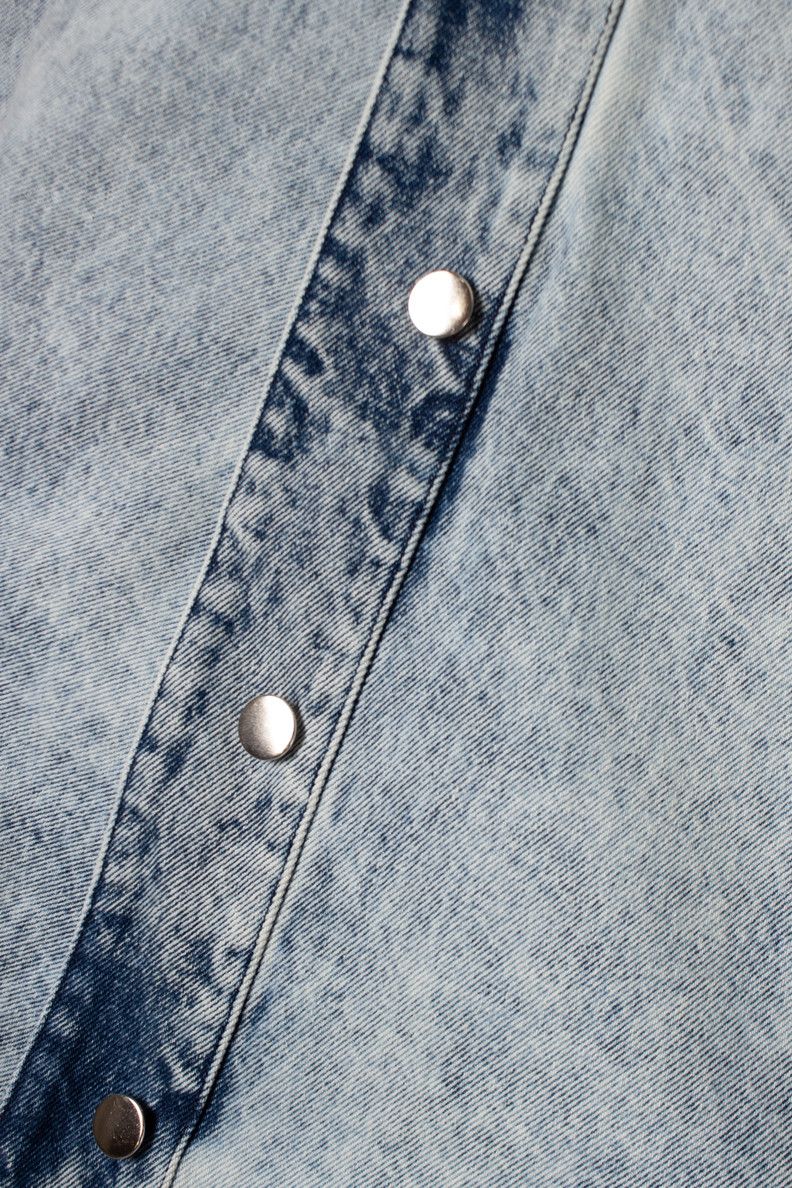 LGN LOUIS GABRIEL NOUCHI LGN Louis Gabriel Nouchi, Blue washed denim jacket Size US M / EU 48-50 / 2 - 5 Thumbnail