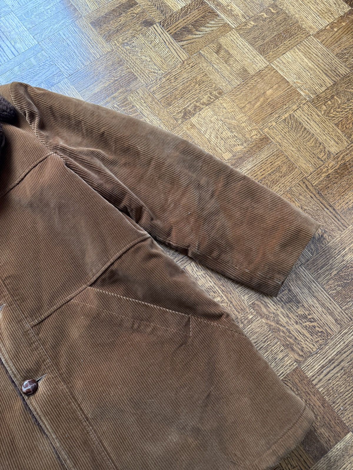 Vintage Vintage 70s Sears Outerwear Corduroy Faux Fur Coat Size US L / EU 52-54 / 3 - 5 Thumbnail