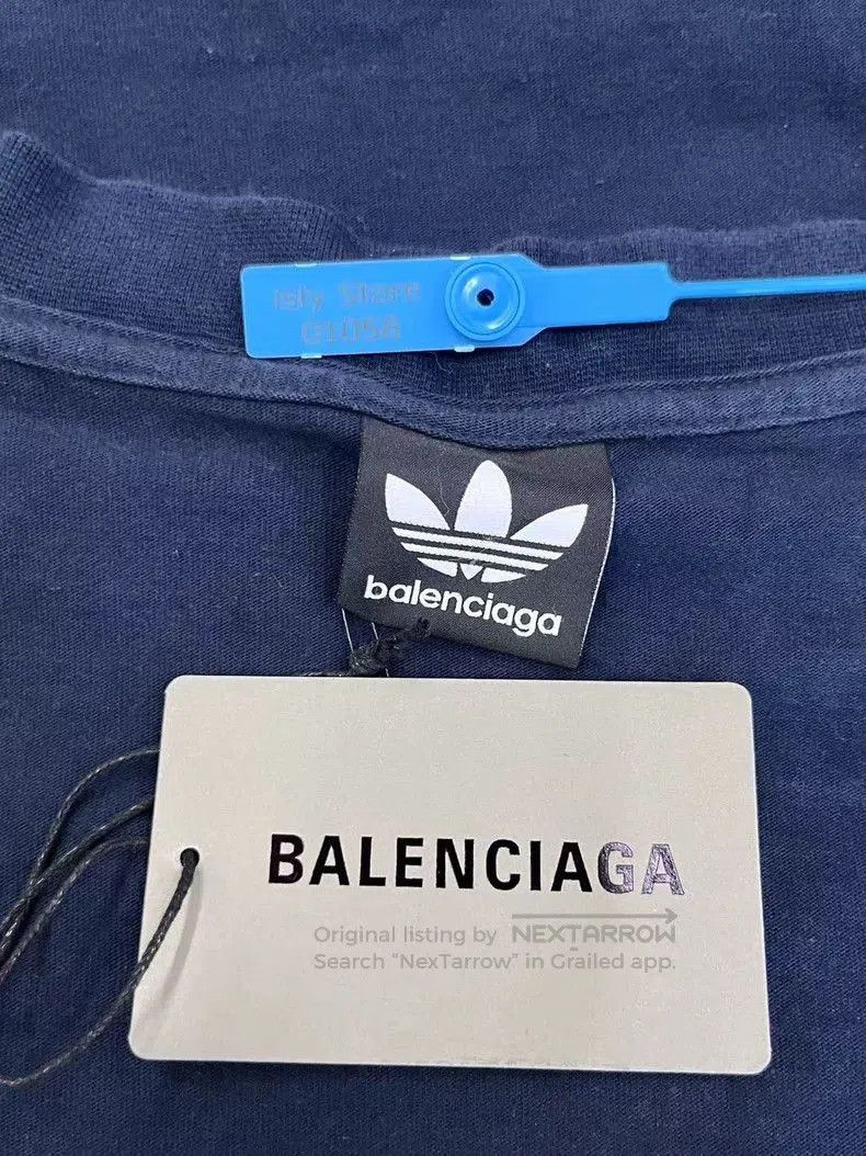 Balenciaga Balenciaga x adidas Logo Print Short Sleeve T. Size US M / EU 48-50 / 2 - 4 Thumbnail