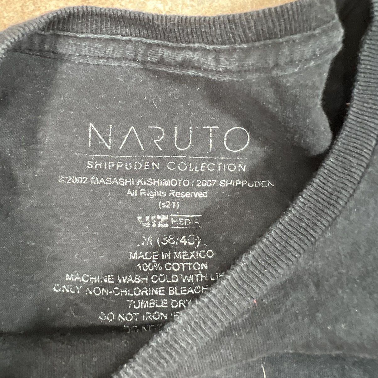 Japanese Brand × Vintage Naruto Shippuden Collection Shirt Graphic Print Anime Black Size US M / EU 48-50 / 2 - 3 Thumbnail