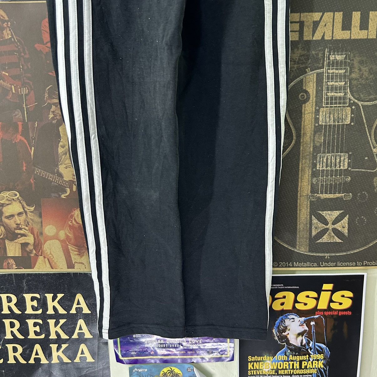 Vintage Vintage Adidas Stripe Pants Size 24" / US 00 / IT 34 - 9 Thumbnail