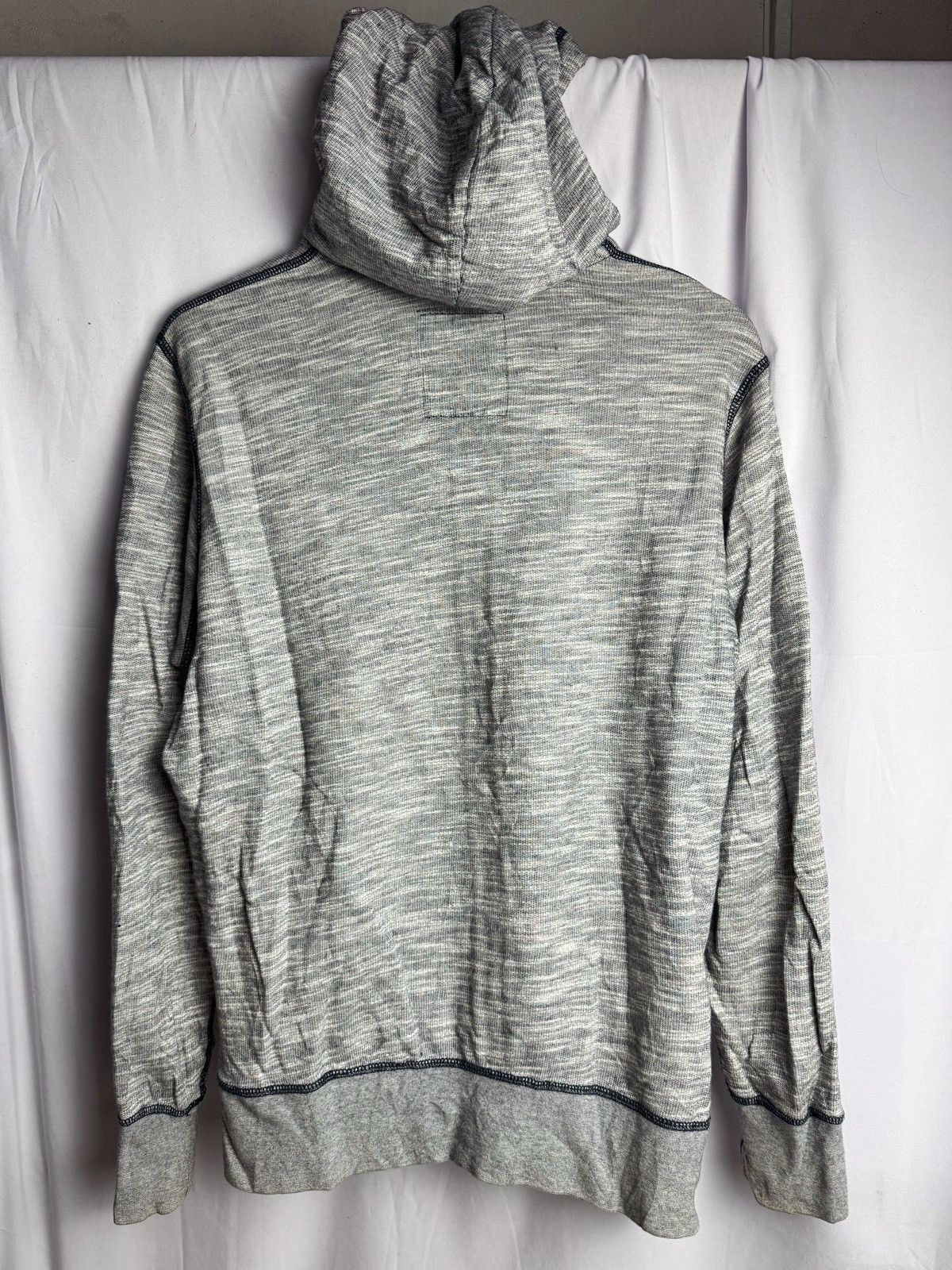 If Six Was Nine × Japanese Brand × Le Grande Bleu (L.G.B.) Distressed Hoodie Original Wash Ifsixwasnine lgb Size US L / EU 52-54 / 3 - 6 Thumbnail