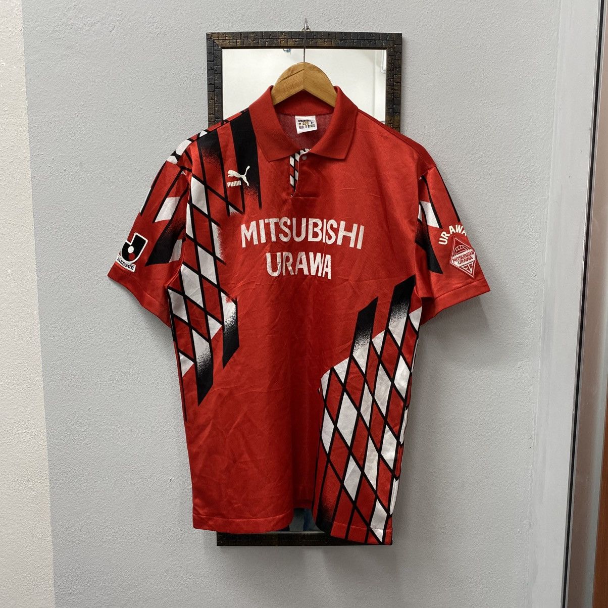 Puma Vintage 94/95 URAWA RED DIAMONDS Home Kit Puma Jersey Size US L / EU 52-54 / 3 - 1 Thumbnail