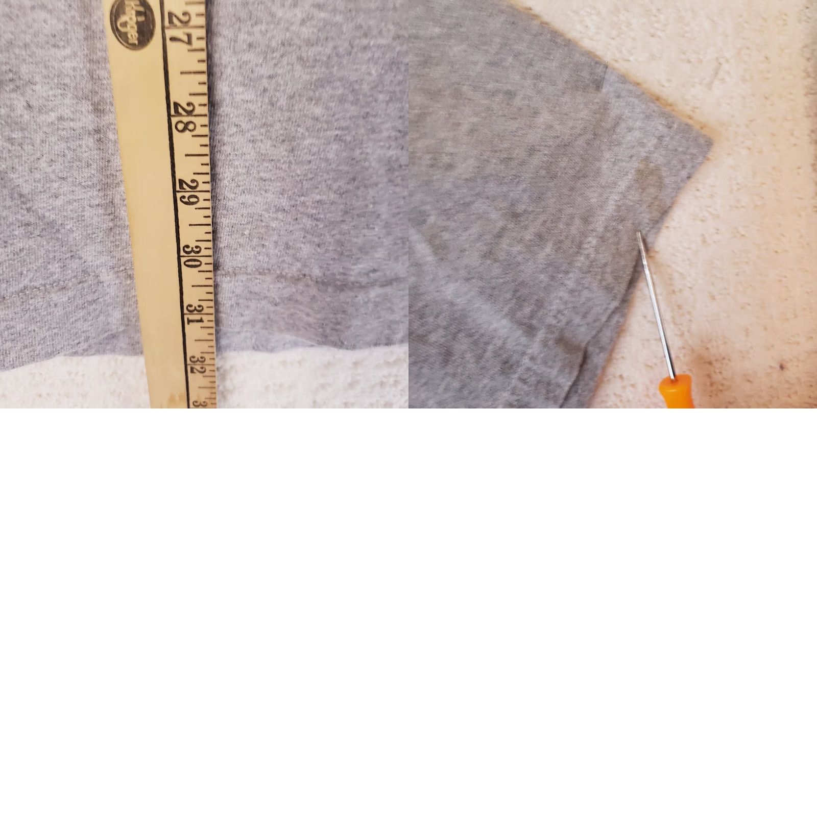 Carhartt Carhartt Shirt Men's XL Gray Workwear Short Sleeve Pocket Tee Cotton Blend Knit Logo Pocket Tee Regular Fit Mens Size US XL / EU 56 / 4 - 9 Thumbnail