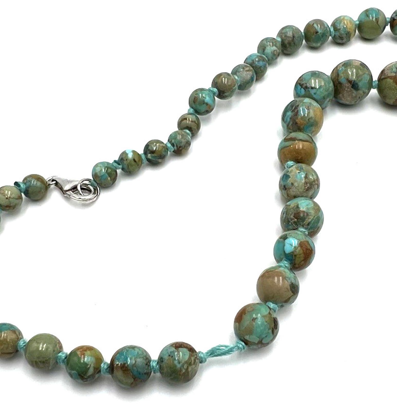 Other Dennis Kalisteo Navajo Turquoise Sterling Silver Necklace Size ONE SIZE - 7 Thumbnail