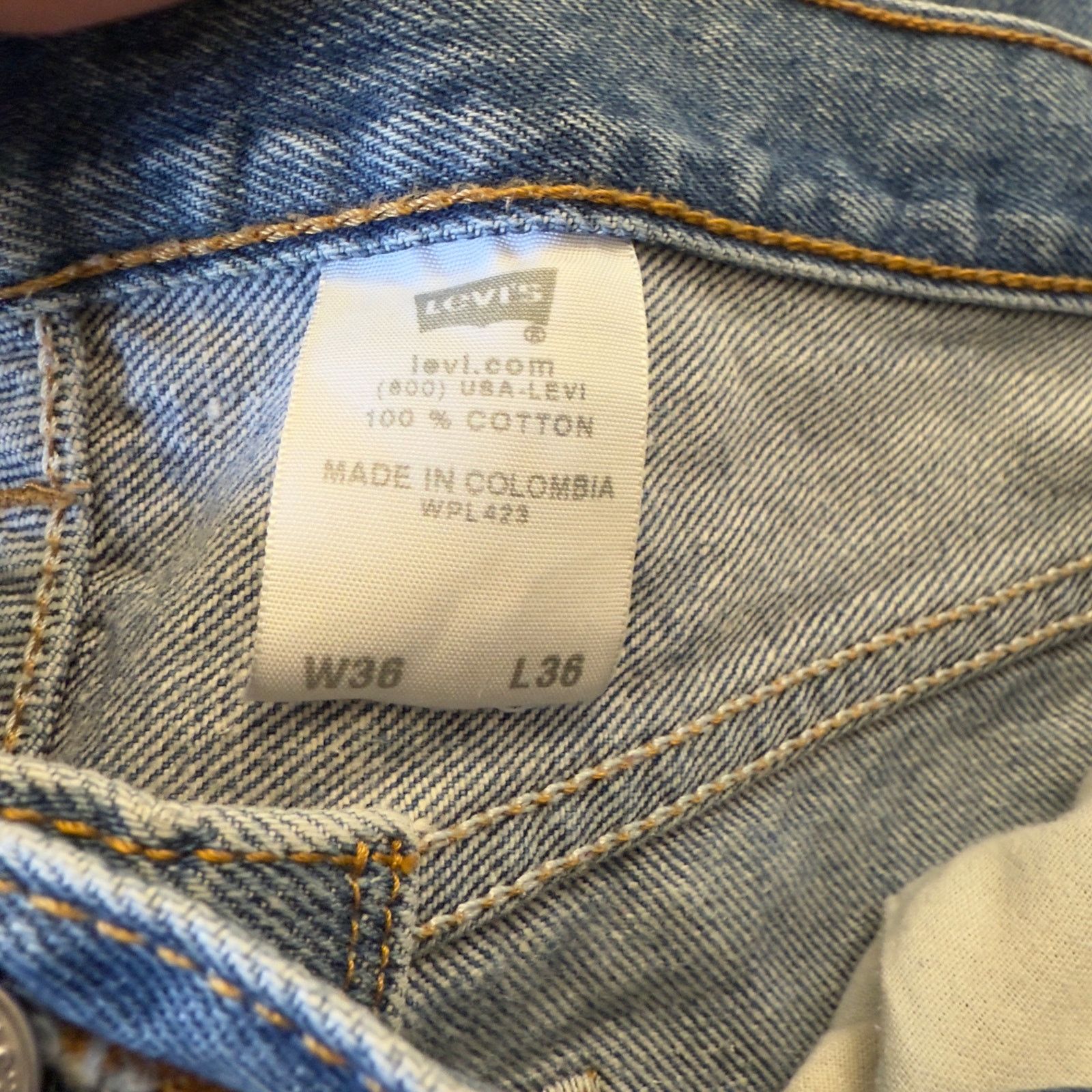 Levi's Levis 501 XX shrink to fit y2k Jeans 34 x 32 Size US 34 / EU 50 - 6 Thumbnail