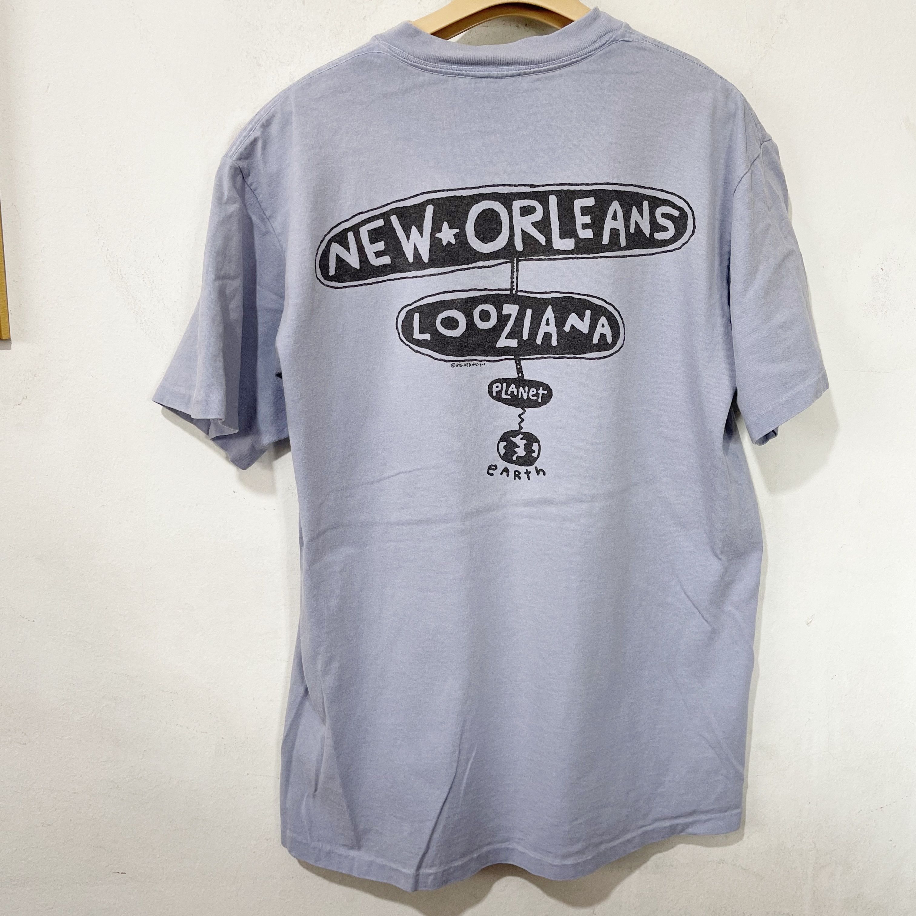 Vintage Vintage 90s Vieux Carre New Orleans T-Shirt Size US M / EU 48-50 / 2 - 3 Thumbnail