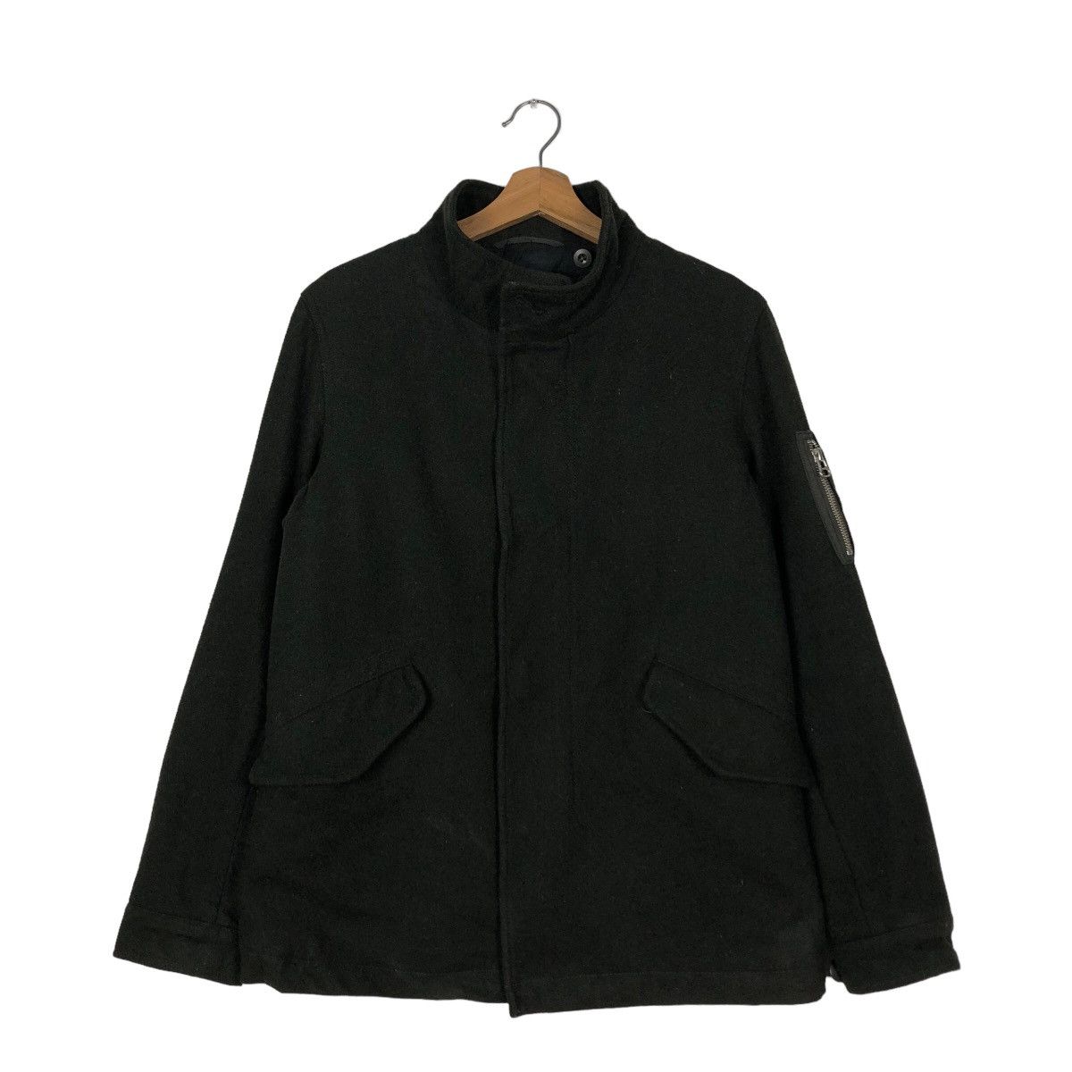 Japanese Brand 🔥Vintage Wool Bomber Jacket Biker Universe Issey Miyake Size US S / EU 44-46 / 1 - 1 Thumbnail