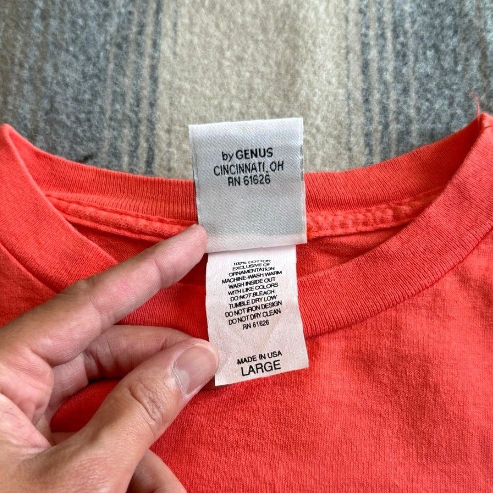 Mickey & Co. VINTAGE Mickey & Co. T-Shirt 90s Disney Minnie Mouse Love Orange Short Sleeve L Men Size US L / EU 52-54 / 3 - 4 Thumbnail
