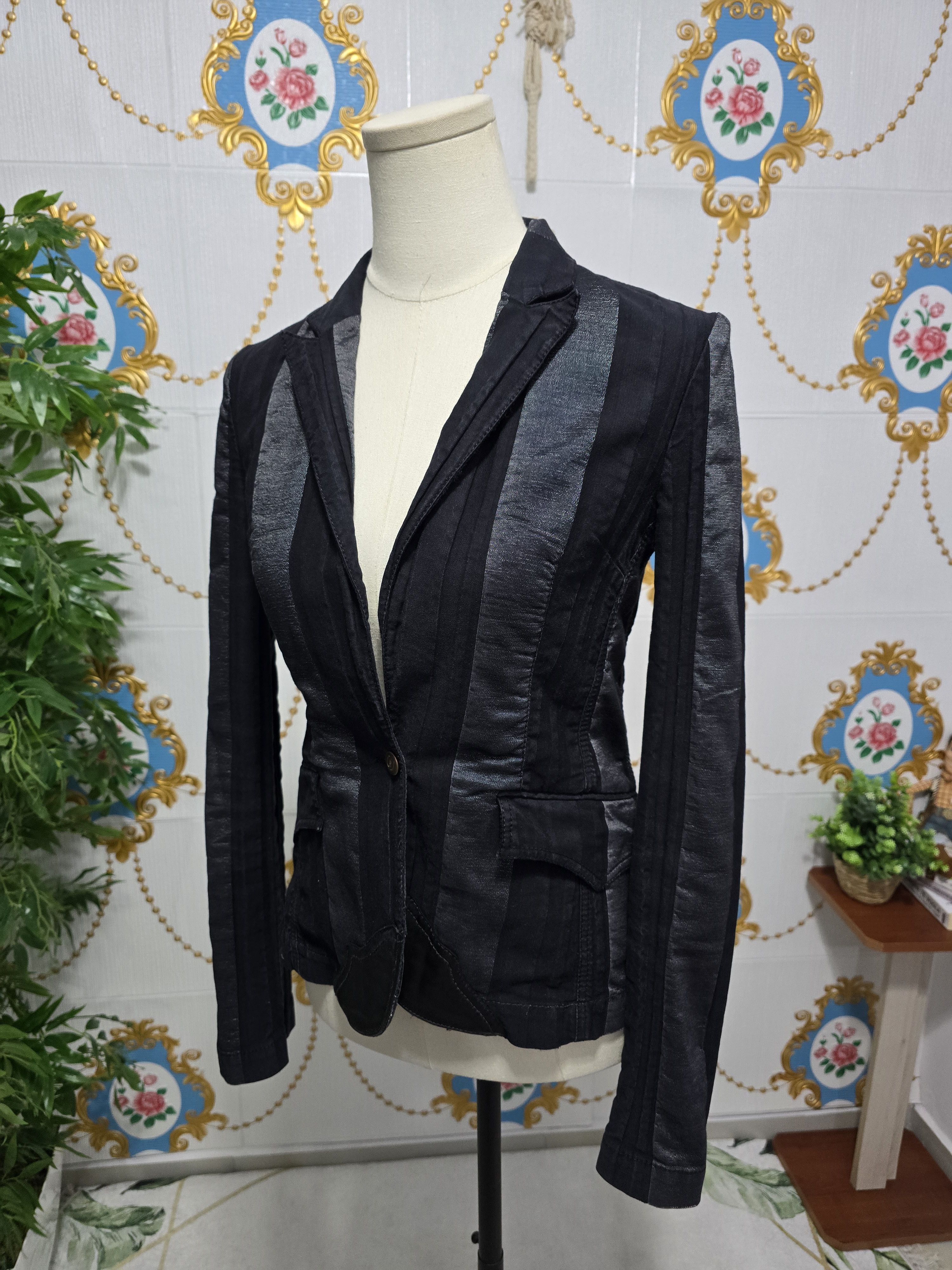 Just Cavalli × Roberto Cavalli × Vintage JUST CAVALLI jacket Vintage RARE excellent condition Size S / US 4 / IT 40 - 7 Thumbnail