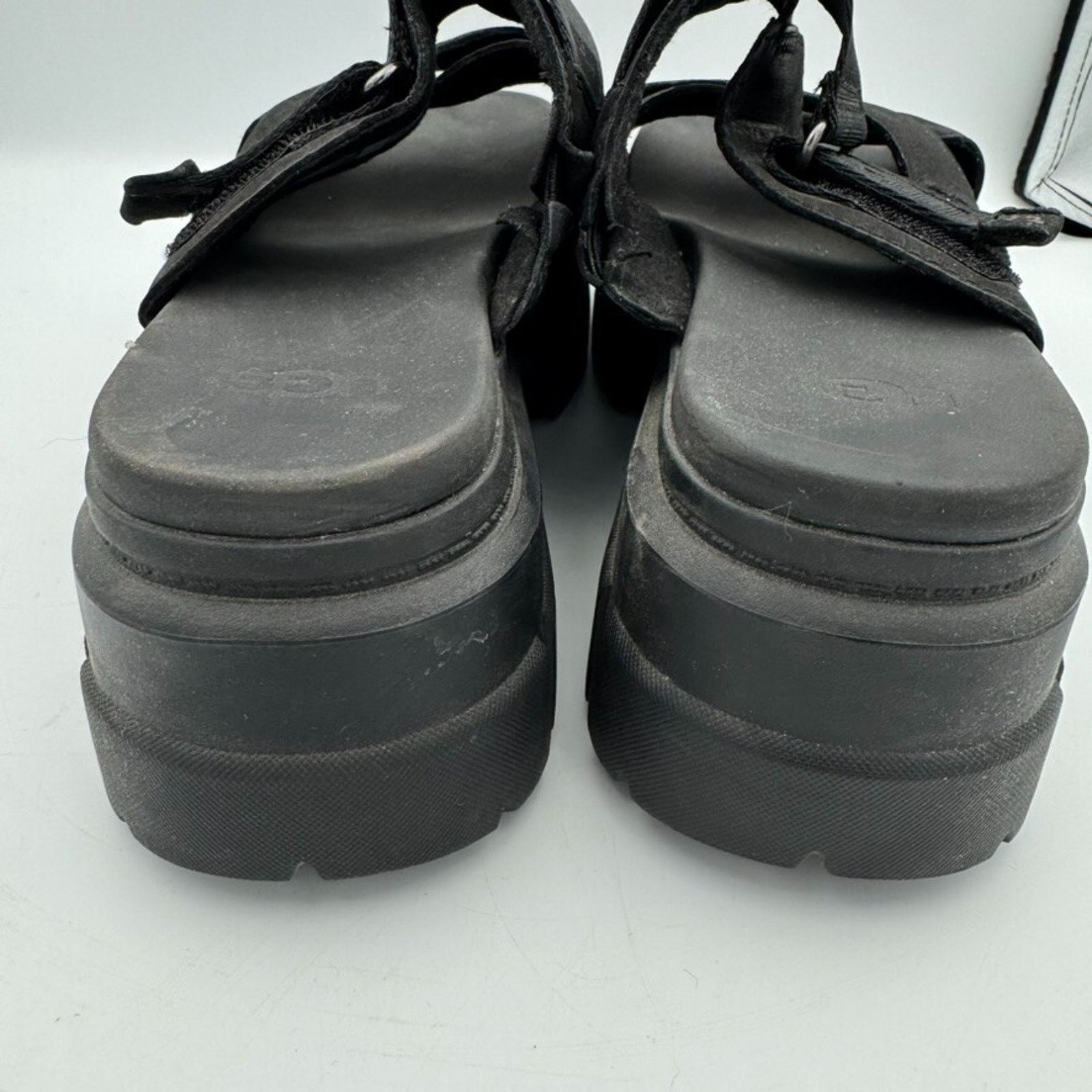 Ugg UGG Ashton Slide Sandals Black Nubuck Leather Platform 10 Size US 10 / IT 40 - 5 Thumbnail
