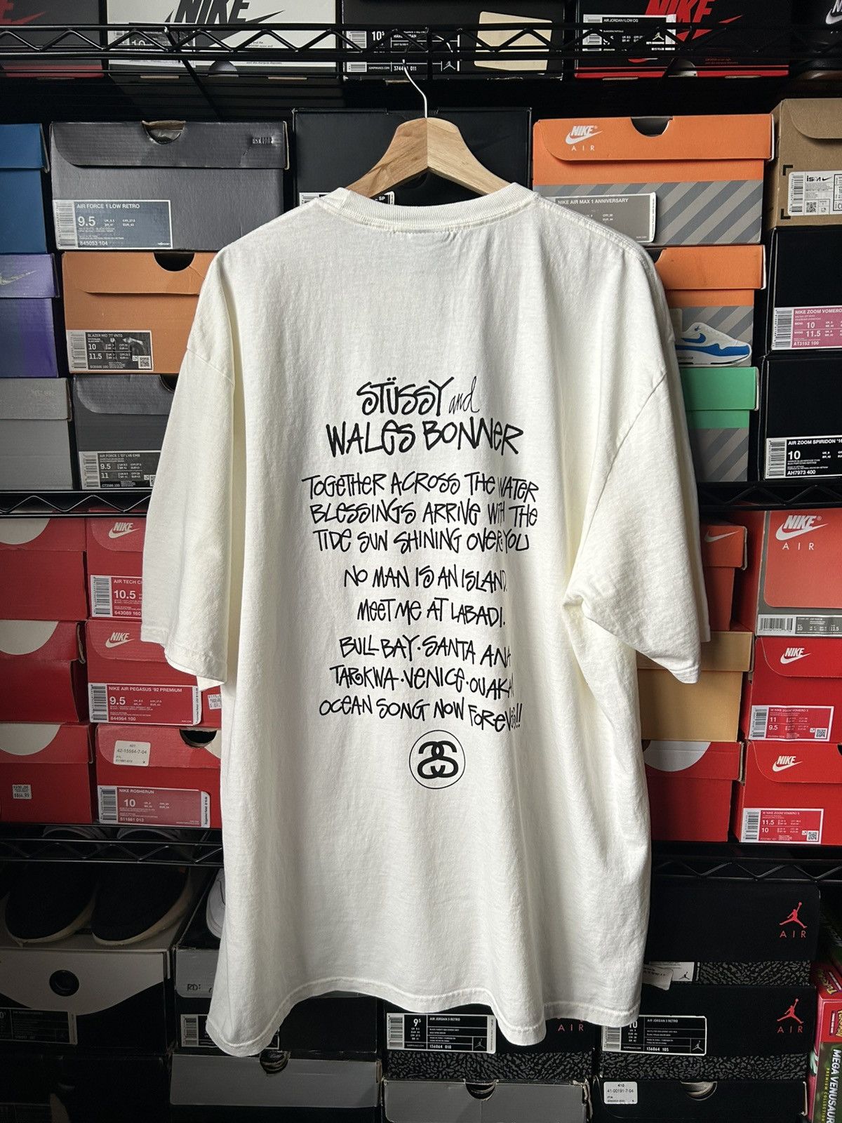 Stussy × Wales Bonner Stussy X Wales Bonner Ocean Song T-shirt Size US XL / EU 56 / 4 - 2 Thumbnail
