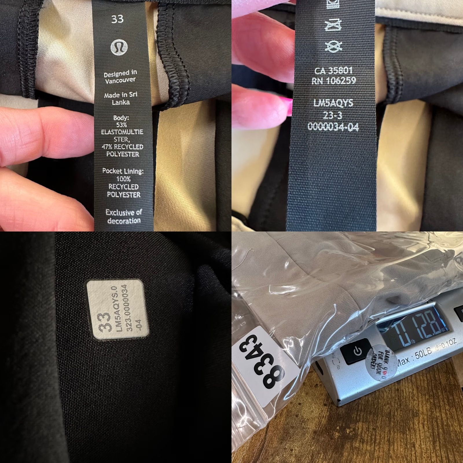 Lululemon Lululemon Commission Slim Fit Pants Mens 33 Khaki Golf Chino Trousers LM5AQYS Straightened? Size US 35 - 8 Thumbnail