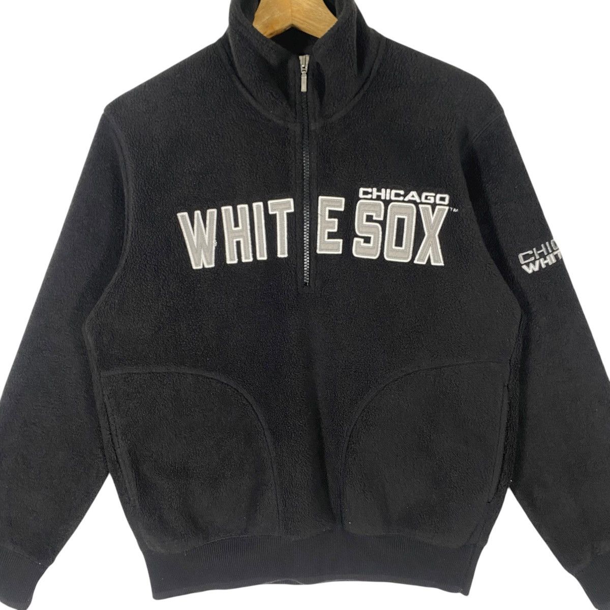 MLB Vintage Chicago White Sox Fleece Half Zip M Size Size US M / EU 48-50 / 2 - 4 Thumbnail
