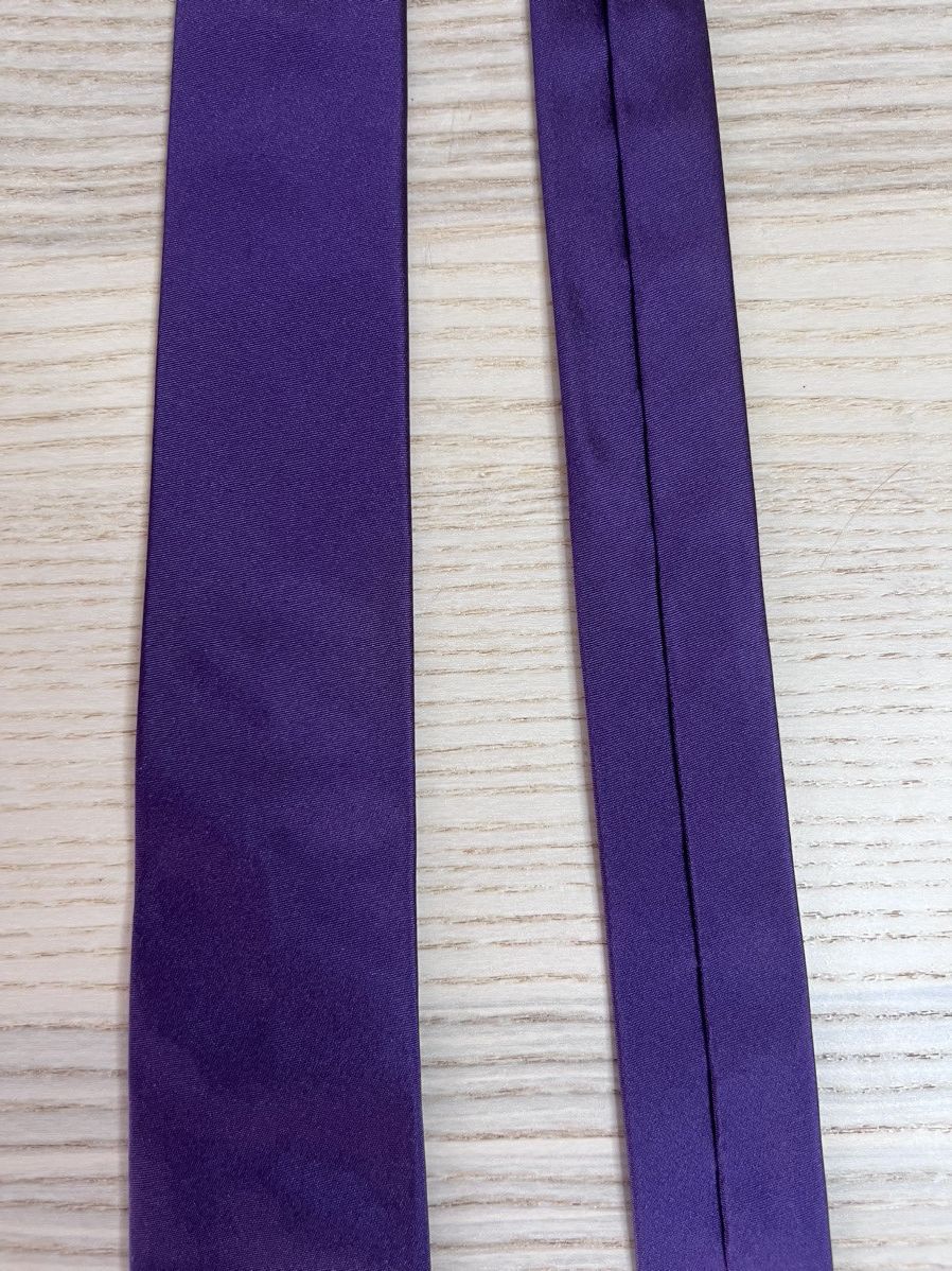 Paul Smith Skinny purple tie, silk, made in Italy, worn x 3 Size ONE SIZE - 5 Thumbnail