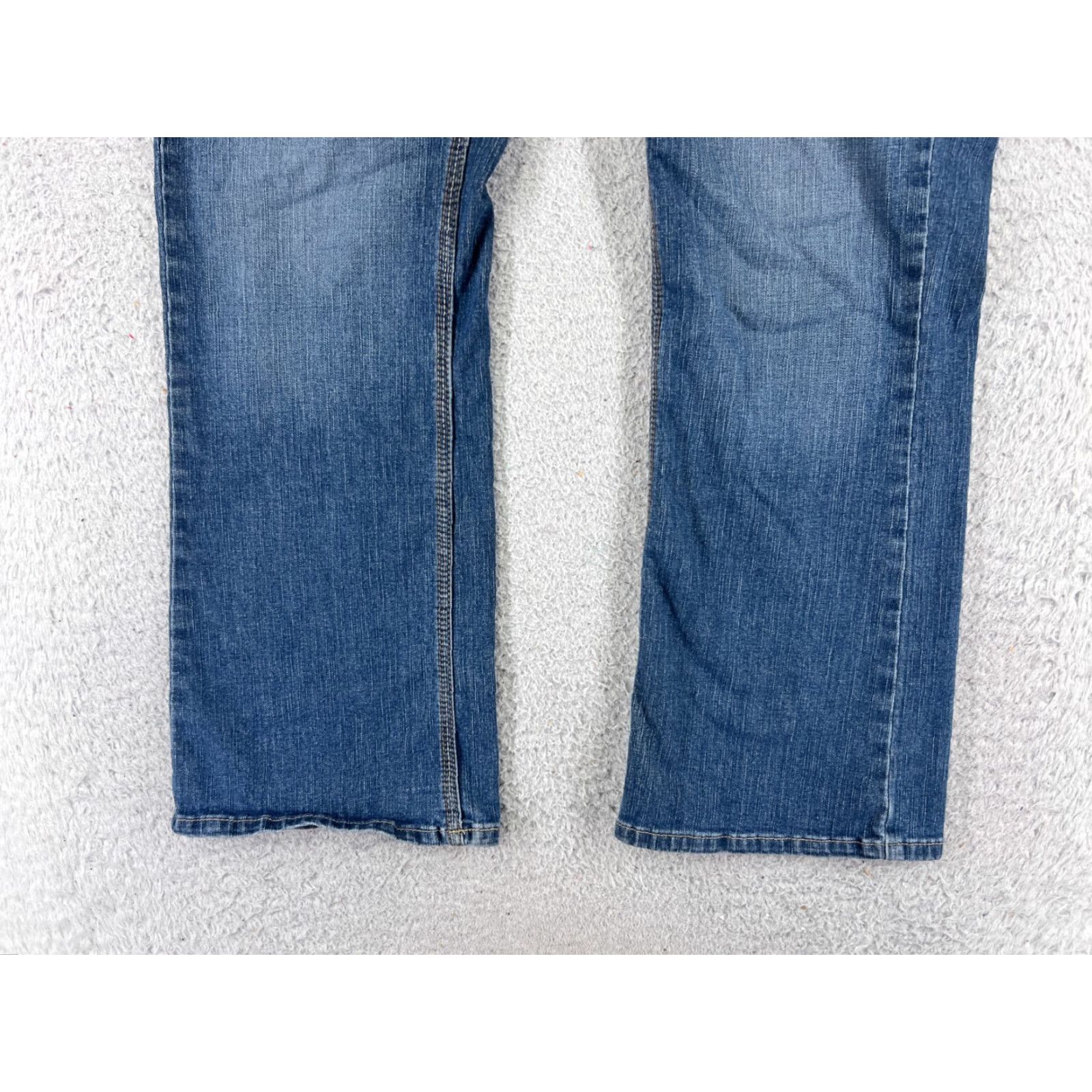 Lee Vintage Lee Women’s Bootcut Jeans 12 Blue Denim Cotton Blend Stretch Mid Rise Casual Travel Workwear Size 34" / US 12 / IT 48 - 2 Thumbnail
