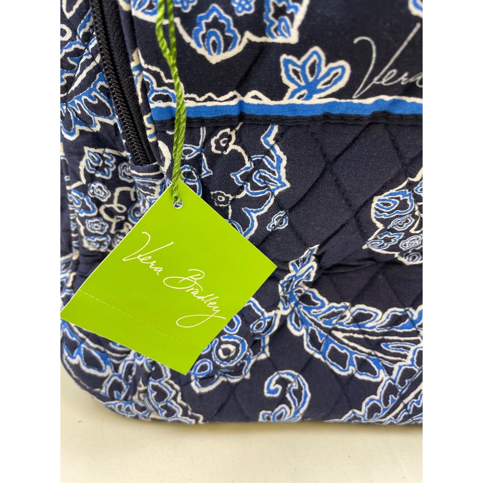 Vera Bradley Vera Bradley Blue Bandana Women's Campus Backpack SKU 6093 Size ONE SIZE - 2 Thumbnail