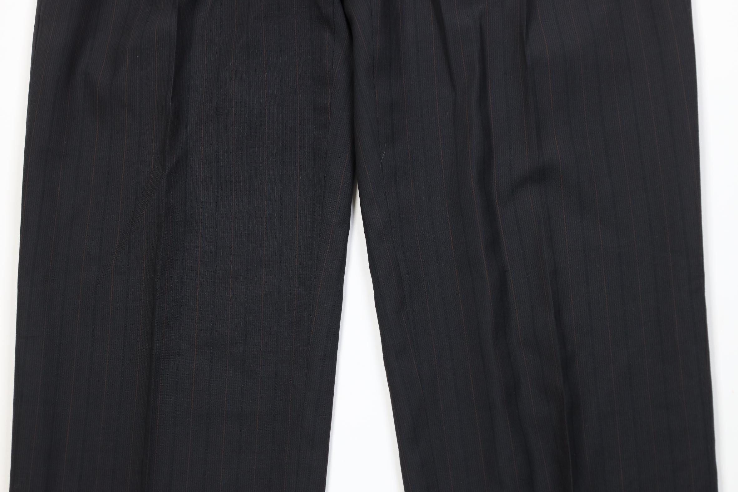 Vintage Vintage 90s Streetwear Knit Striped Wide Leg Chino Pants Size US 34 / EU 50 - 3 Thumbnail