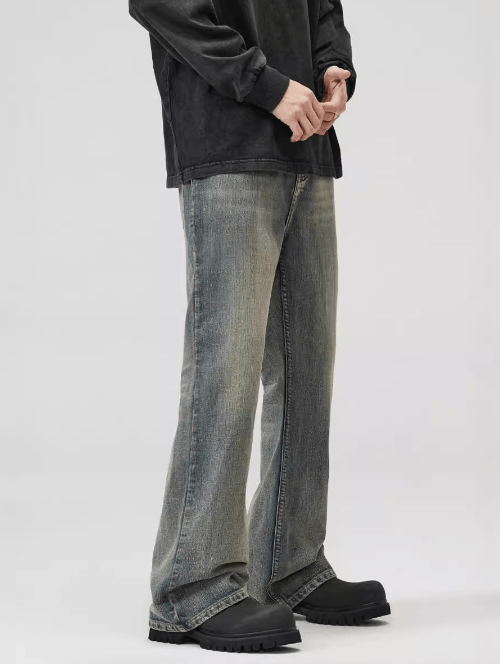 Japanese Brand × Jean American washed distressed baggy bootcut jeans Size US 32 / EU 48 - 3 Thumbnail