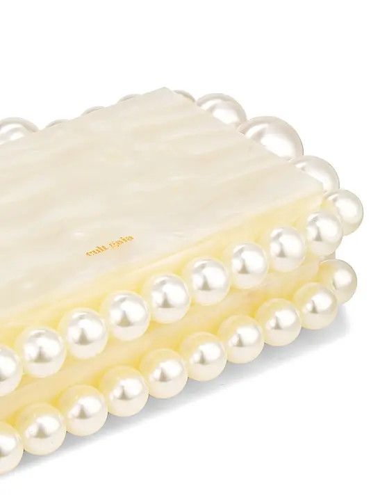 Cult Gaia os11x0326 Size: OS / Eos Bauble Acrylic Box Clutch in Ivory Size ONE SIZE - 5 Thumbnail