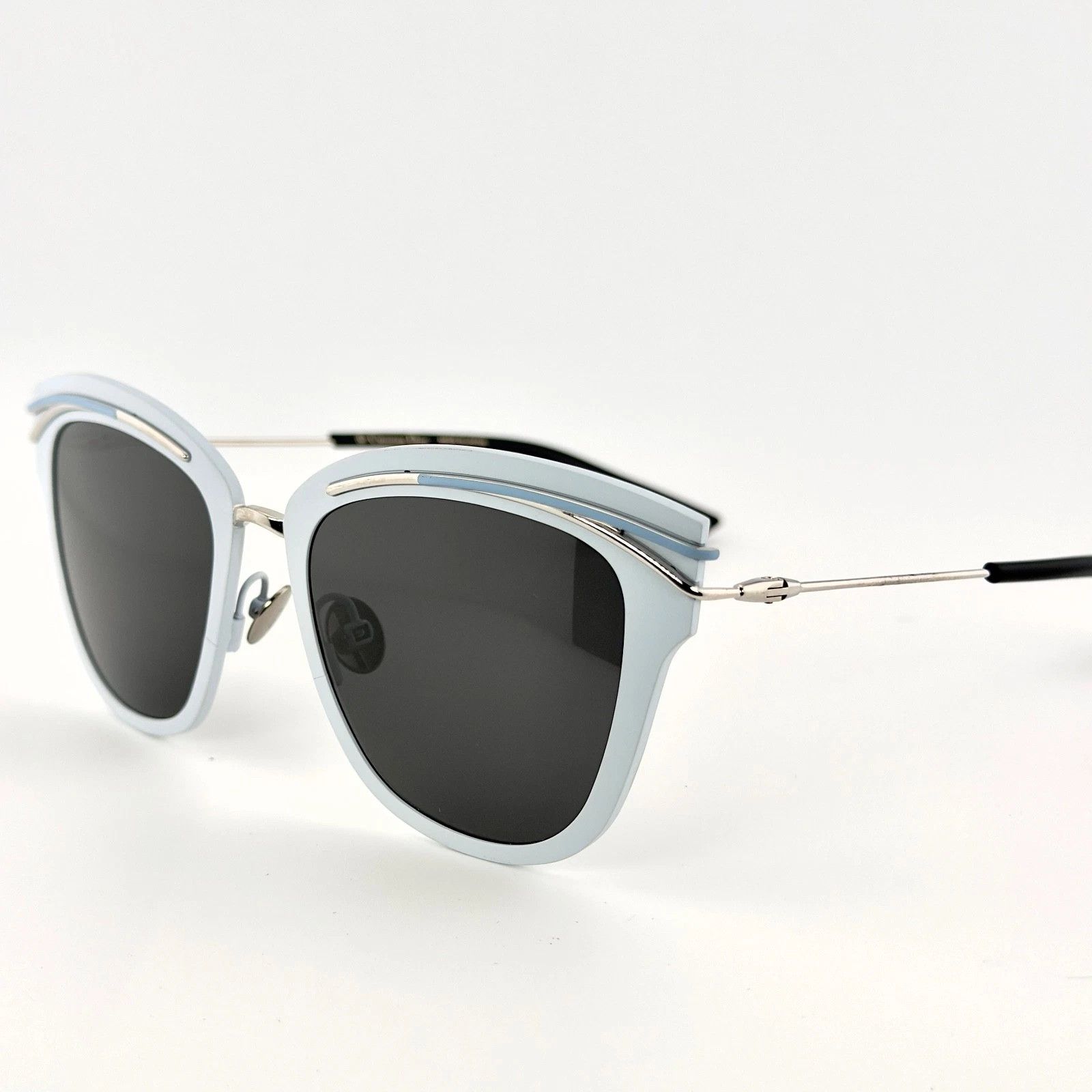 Christian Dior Monsieur CHRISTIAN DIOR SODIOR Silver Blue Metal Sunglasses So Dior Size ONE SIZE - 8 Thumbnail