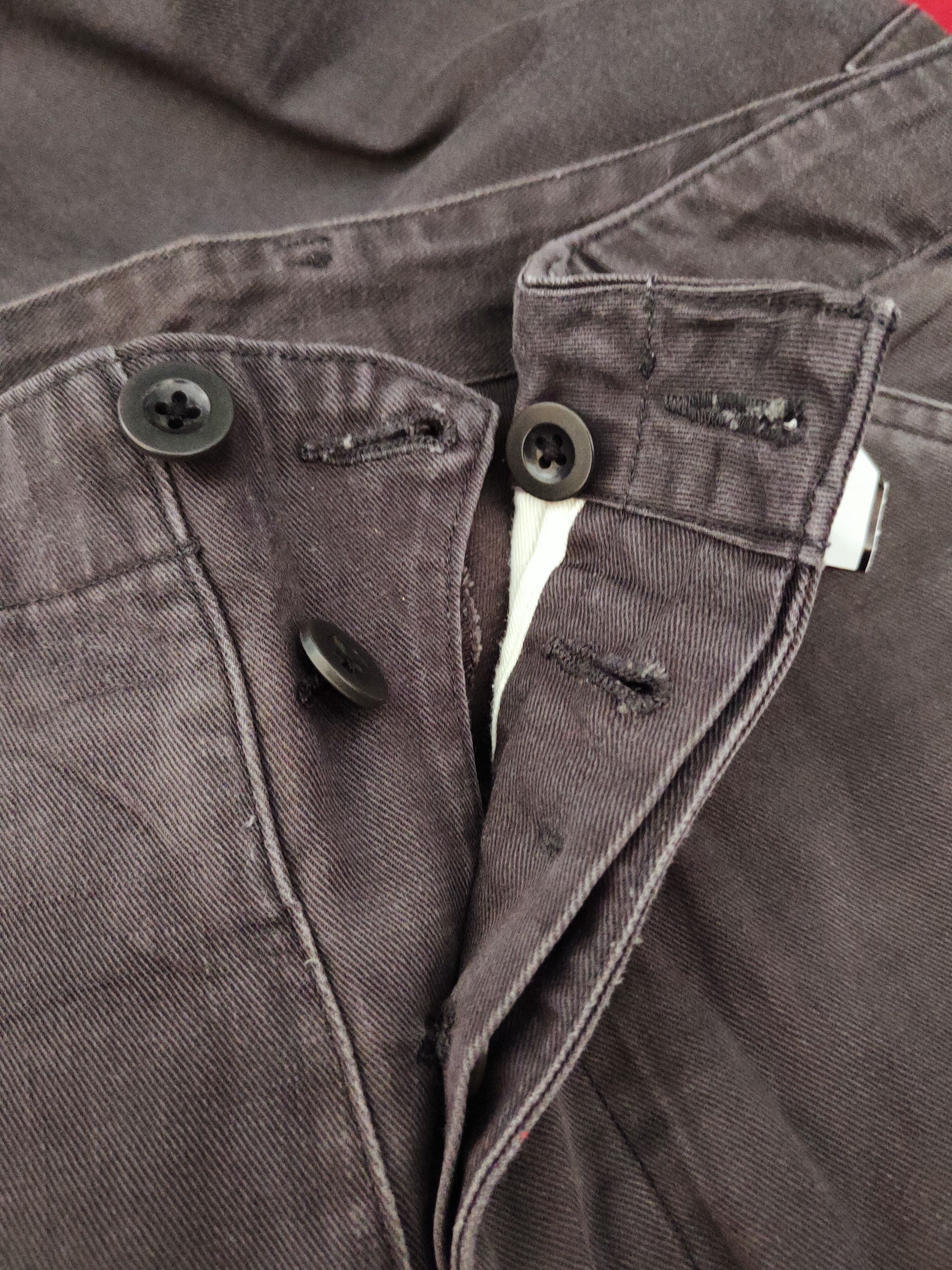 Japanese Brand Tabloid News Dark Blue Faded Multipocket Cargo Pants #W393 Size US 32 / EU 48 - 12 Thumbnail